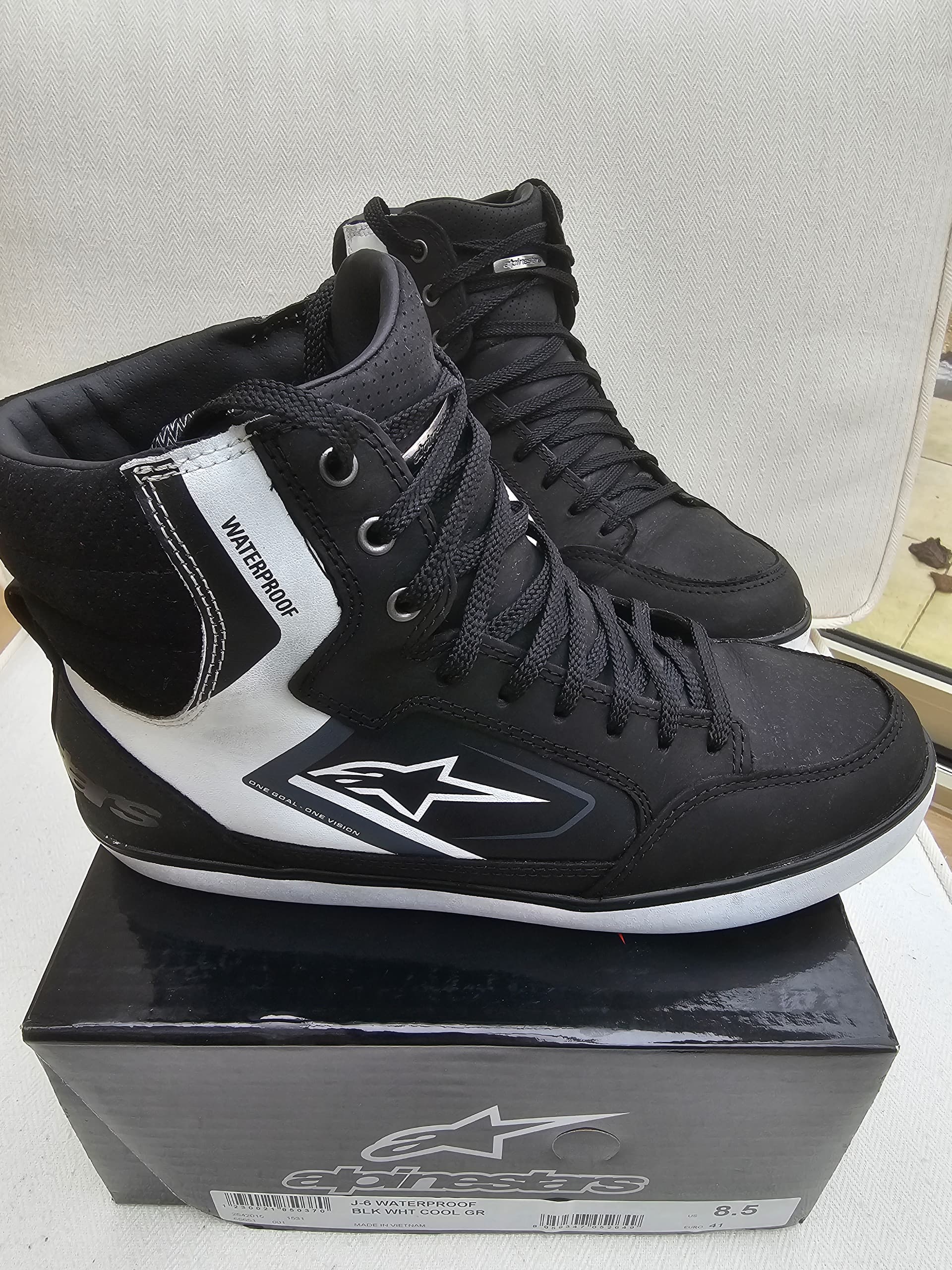 Bottines moto Alpinestars J-6 waterproof — photo 2/5