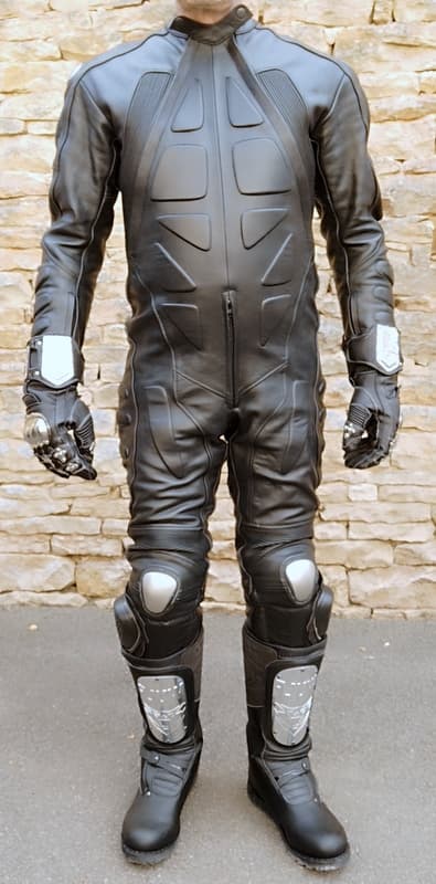 Combinaison moto cuir neuve taille S — photo 3/5