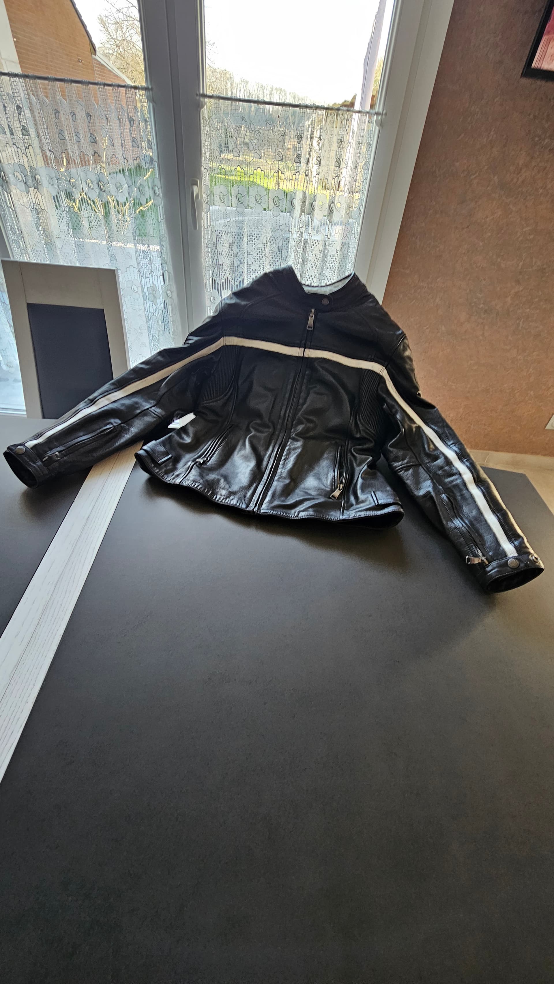 BLOUSON DE MOTO CUIR HELSTONS — photo 3/5