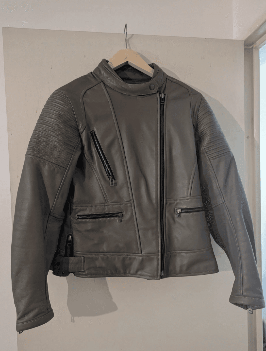 Veste cuir femme