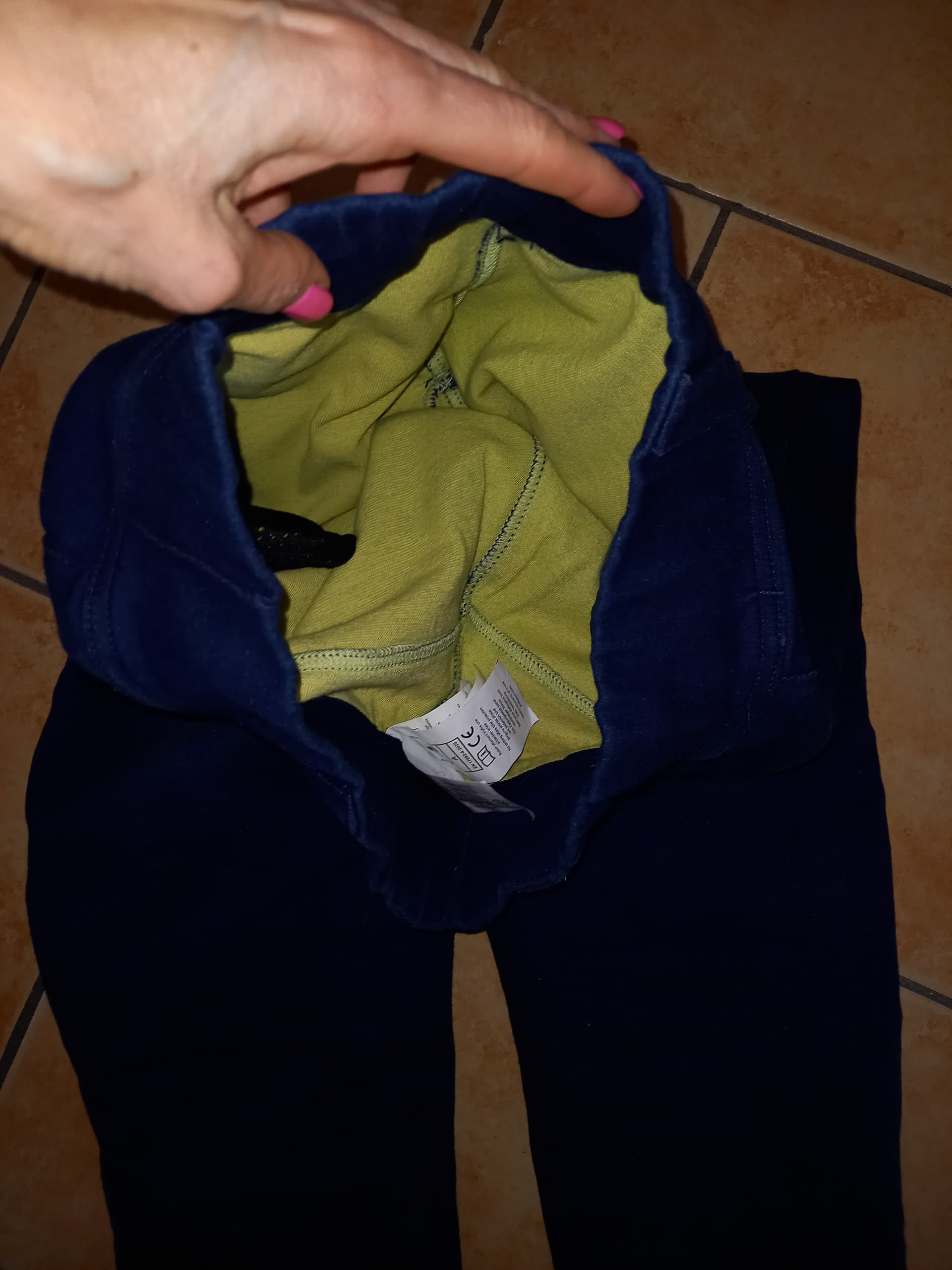 Jegging femme bleu - ALL ONE — photo 3/4