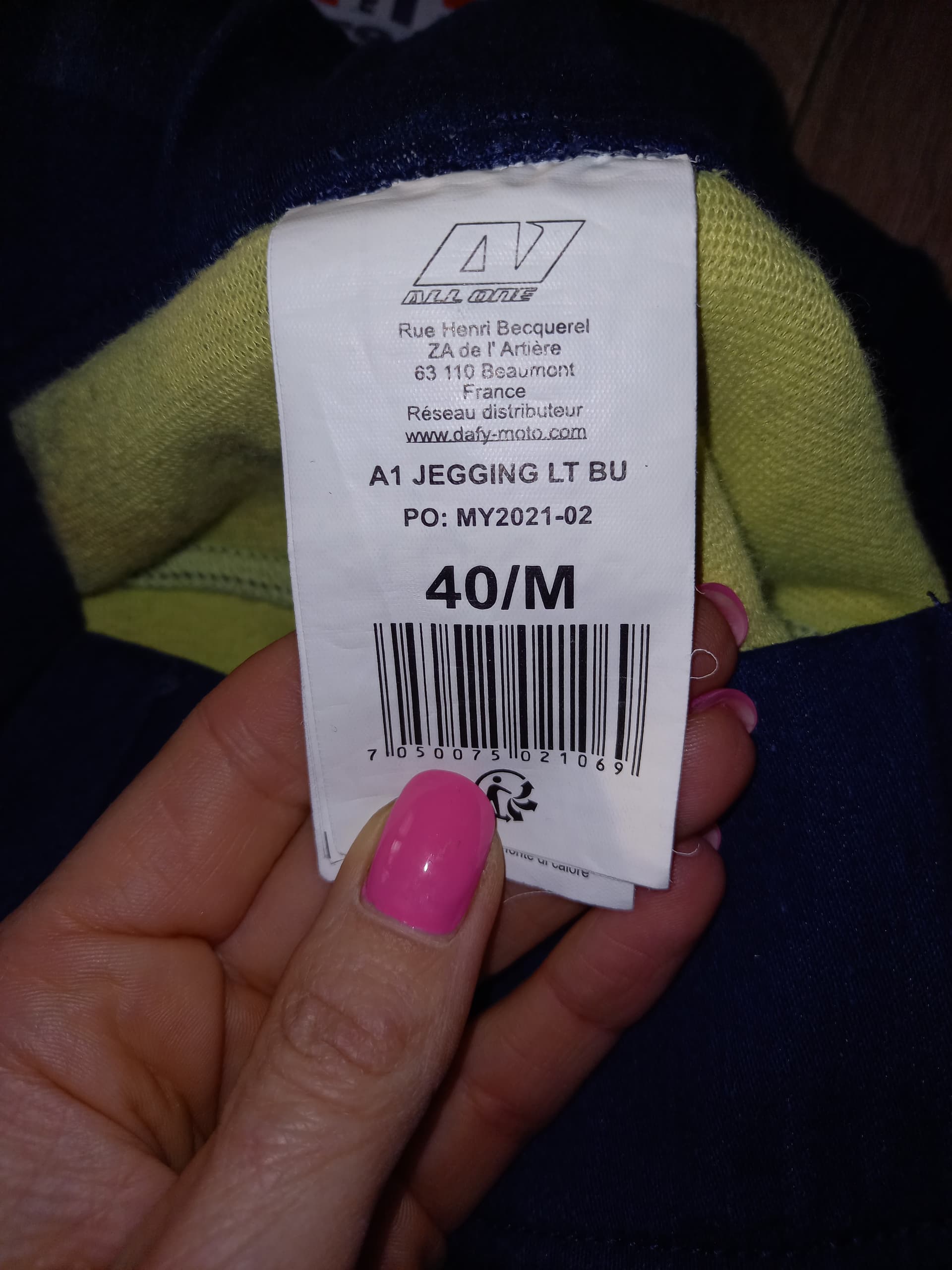Jegging femme bleu - ALL ONE — photo 4/4