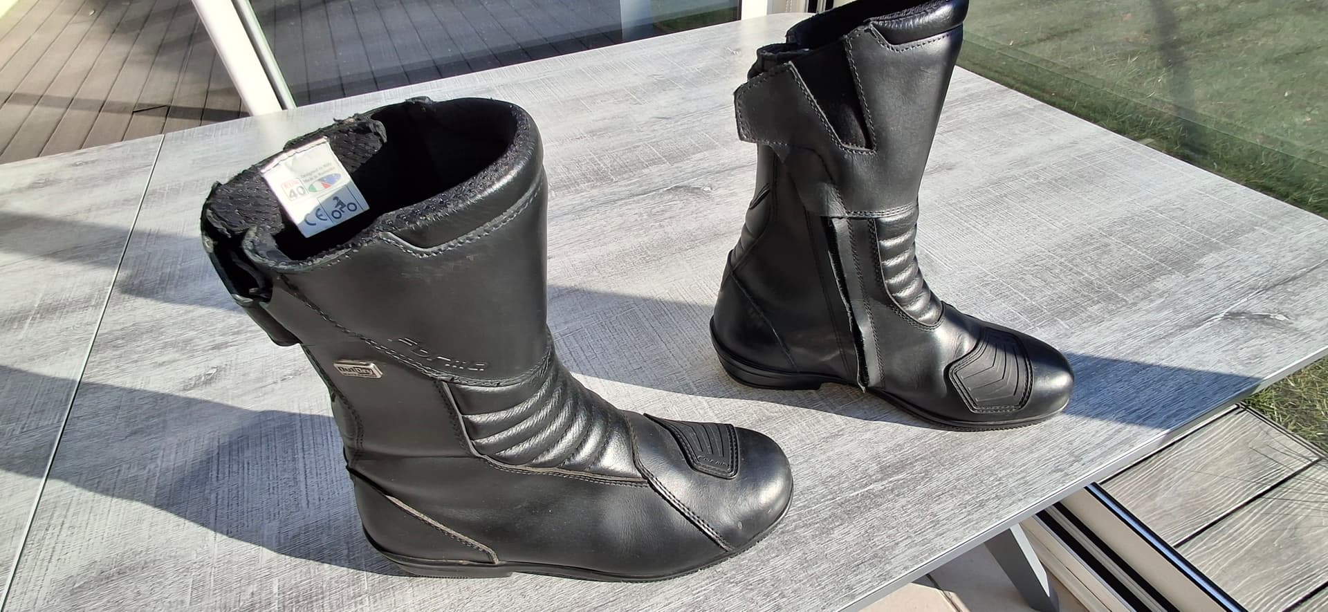 bottes moto femme
