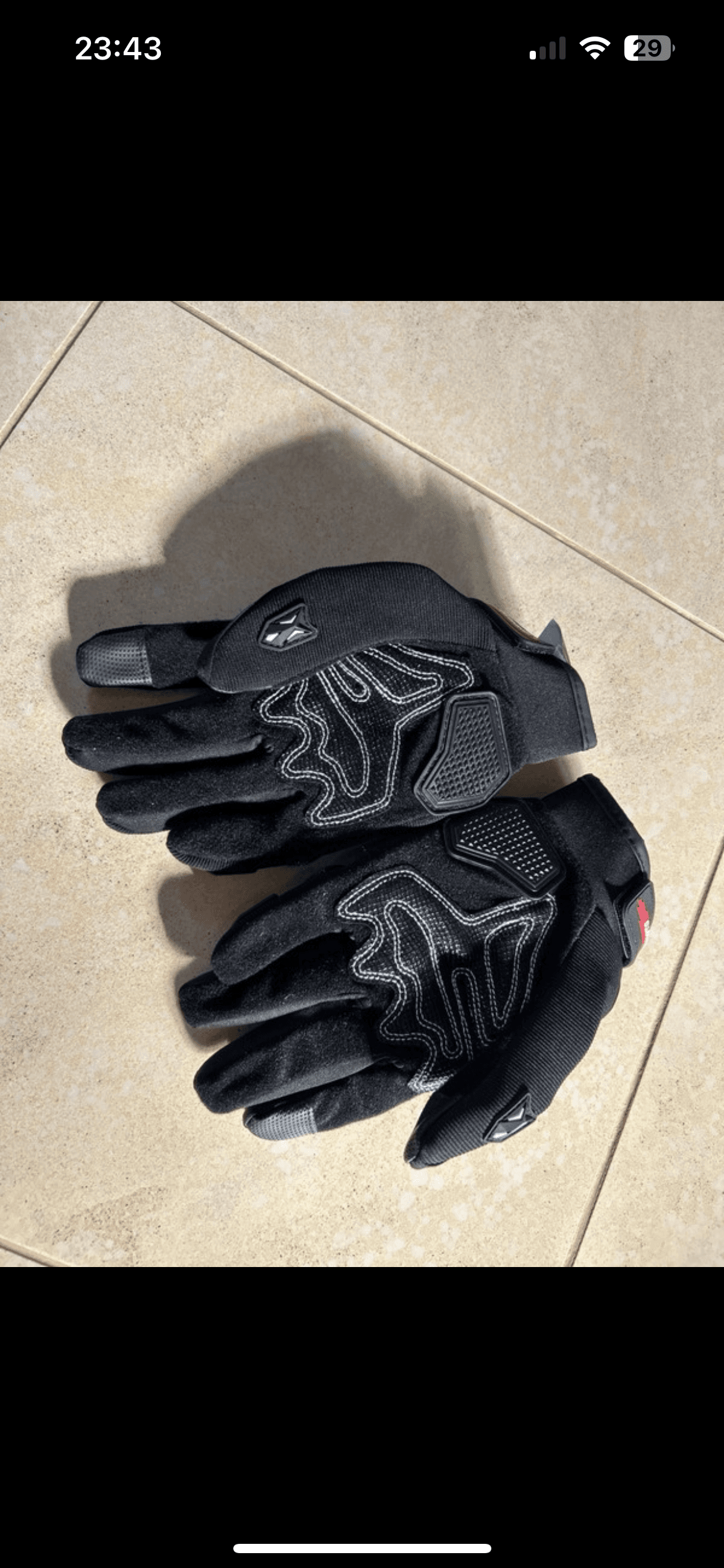 Gants moto