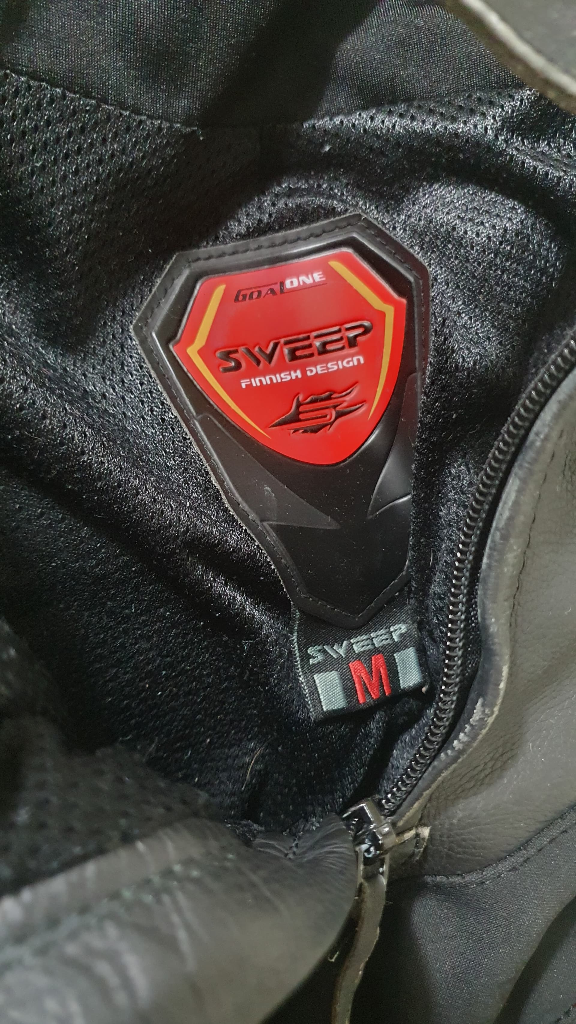Pantalon cuir SWEEP taille M avec sliders — photo 5/5