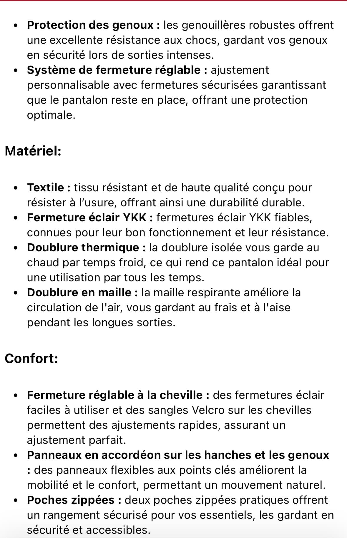 Pantalon textile touring unisexe T44/46 — photo 5/5
