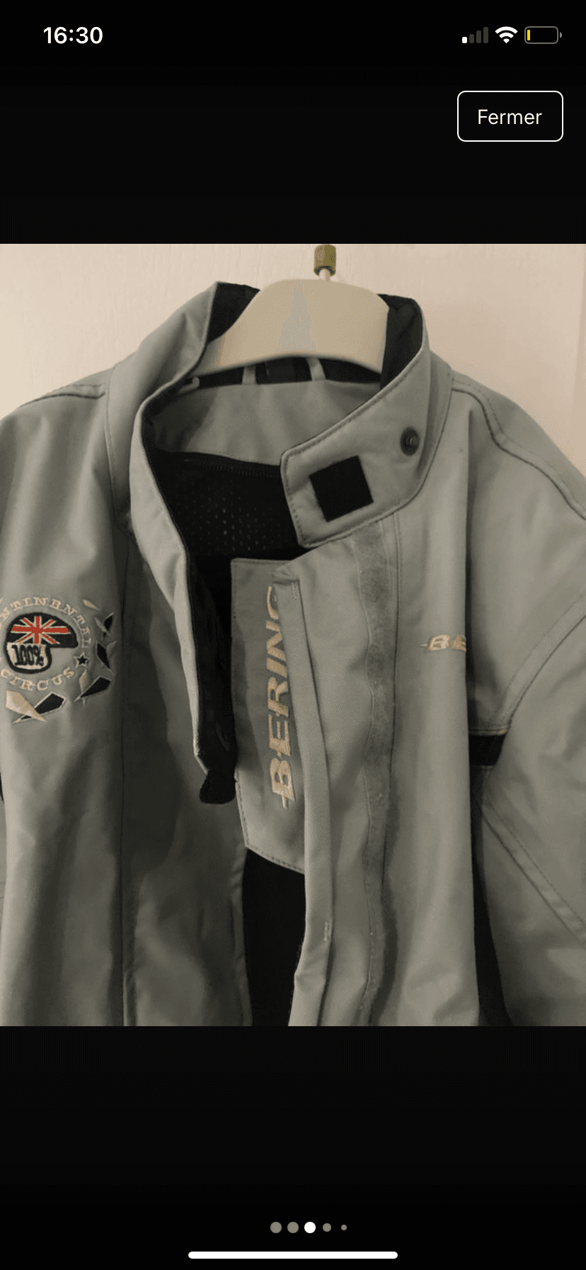 Veste de moto bering femme
