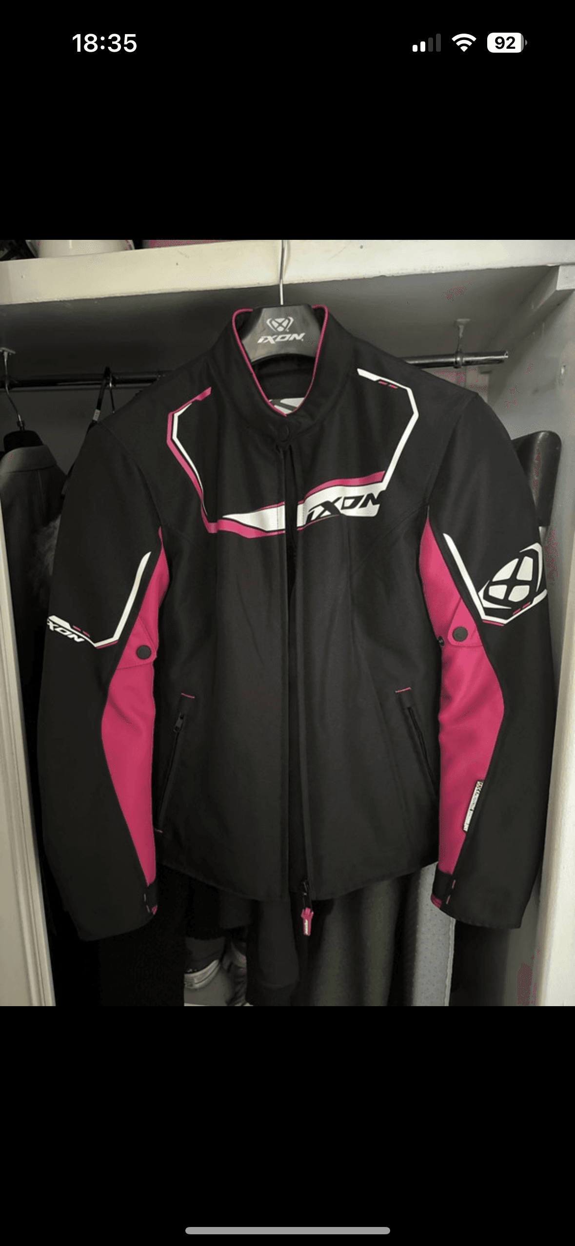 Veste moto femme