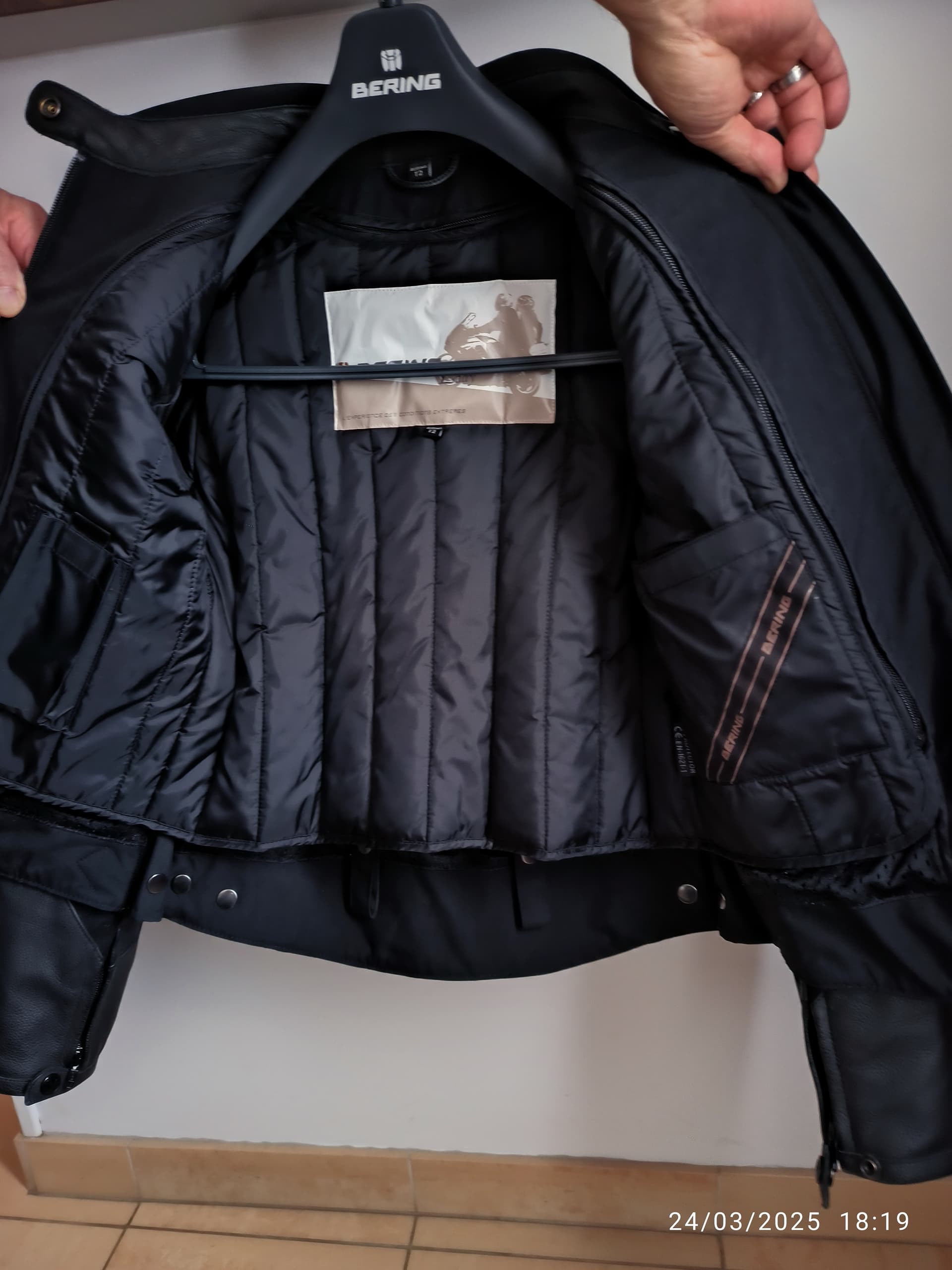 Blouson moto femme BERING Lady Dynamic M38 très bon état — photo 2/5