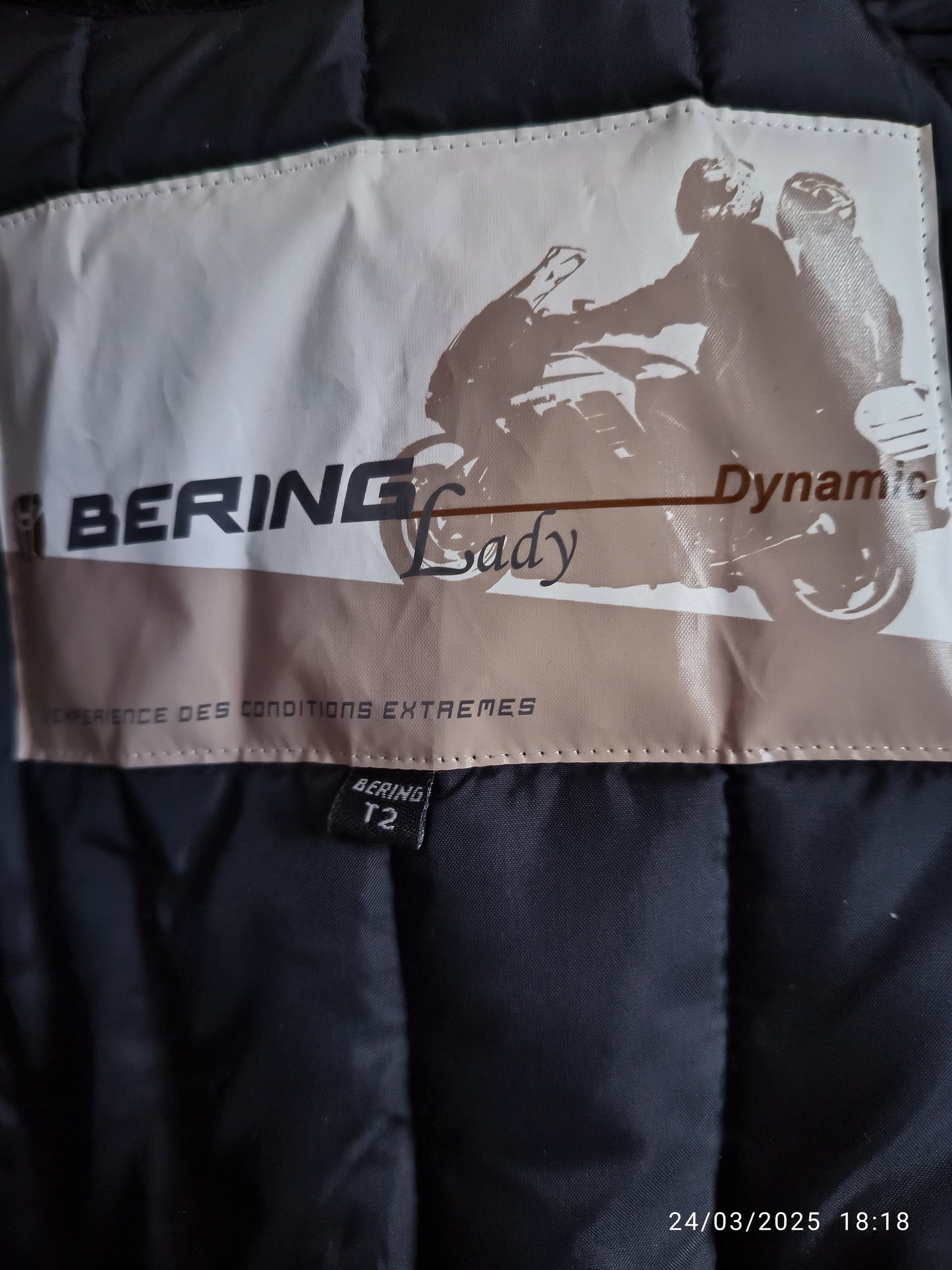 Blouson moto femme BERING Lady Dynamic M38 très bon état — photo 4/5