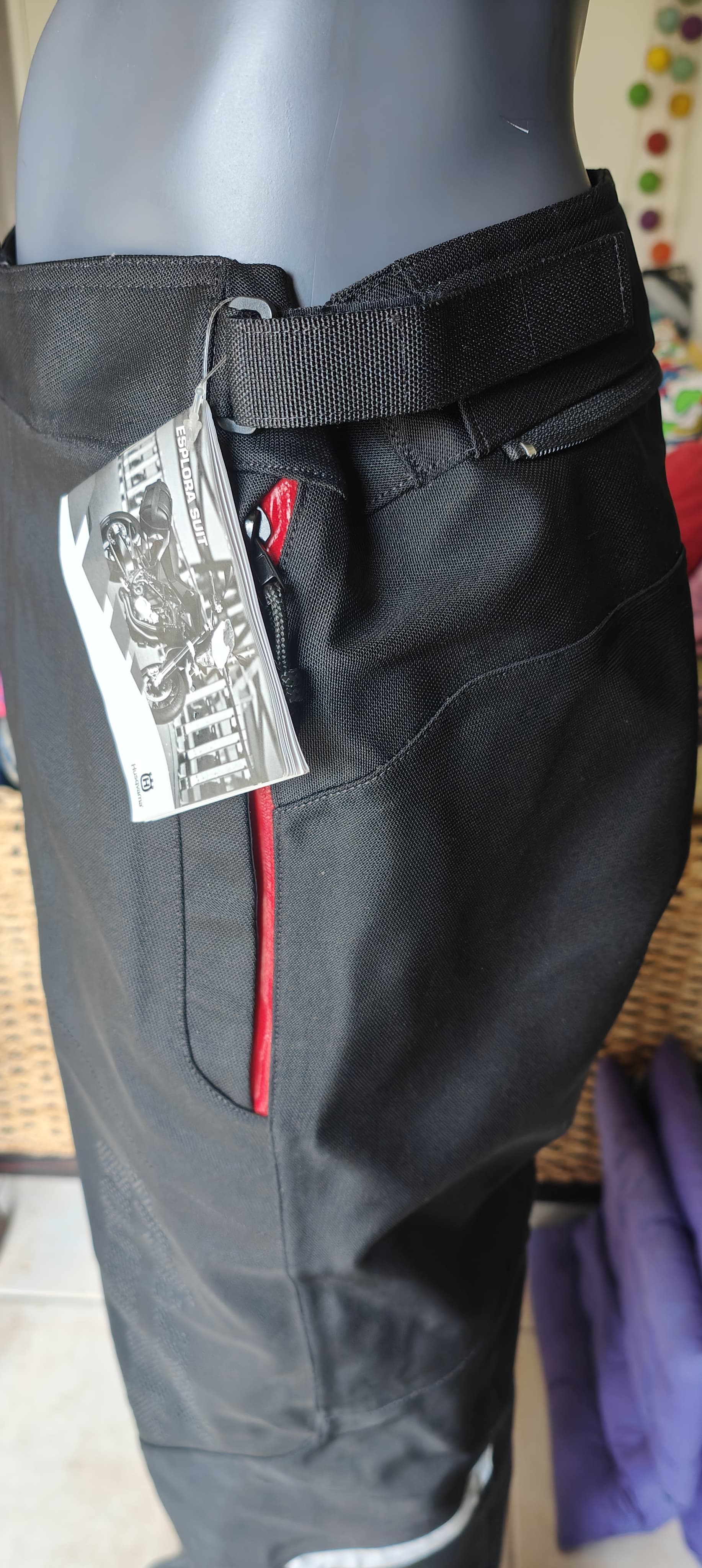 Taille 44 EU Pantalon moto neuf waterproof Husqvarna Esplora T54 – Protections incluses — photo 5/5
