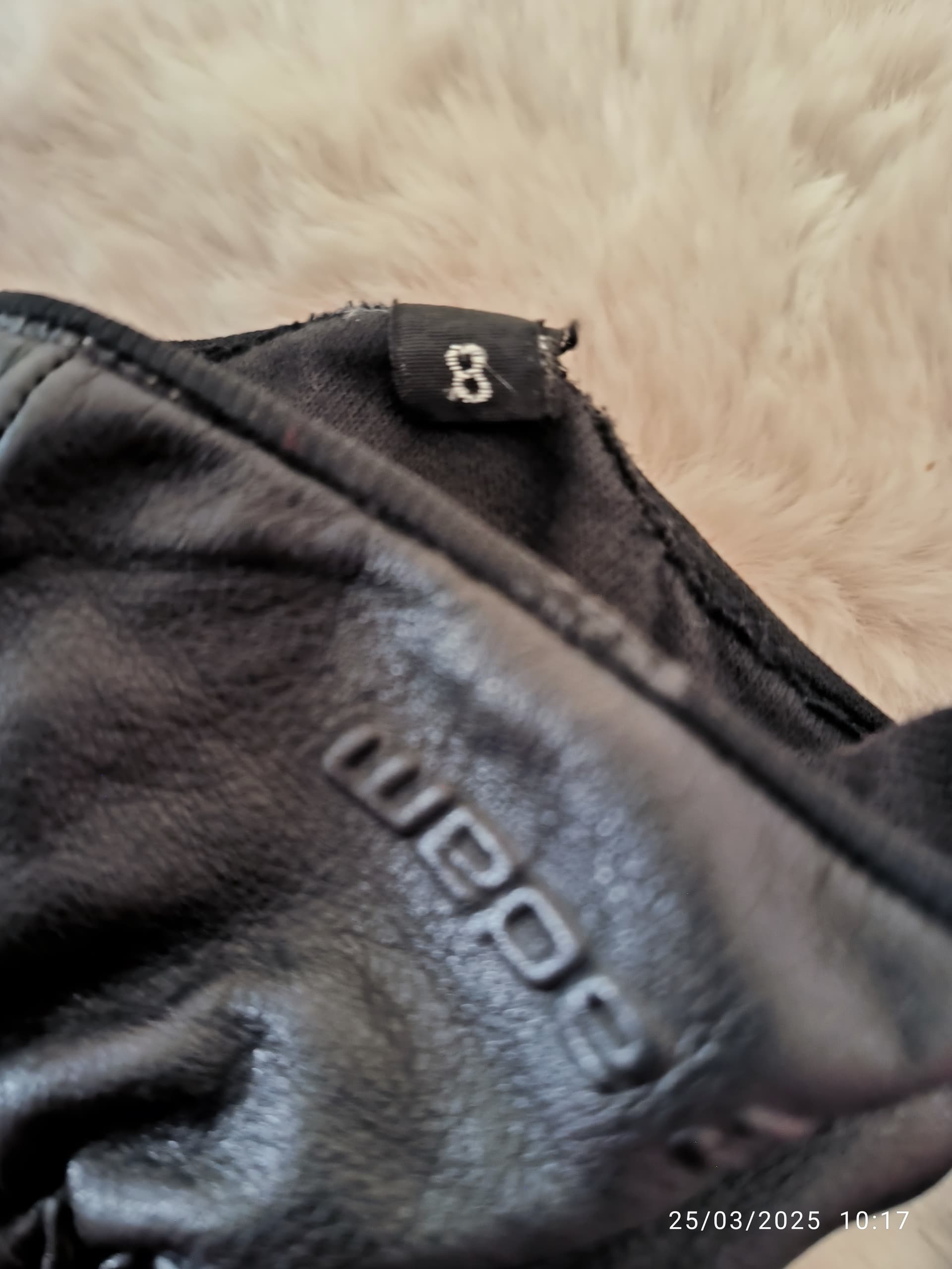 Gants moto cuir noir Macadam été T8 — photo 3/5