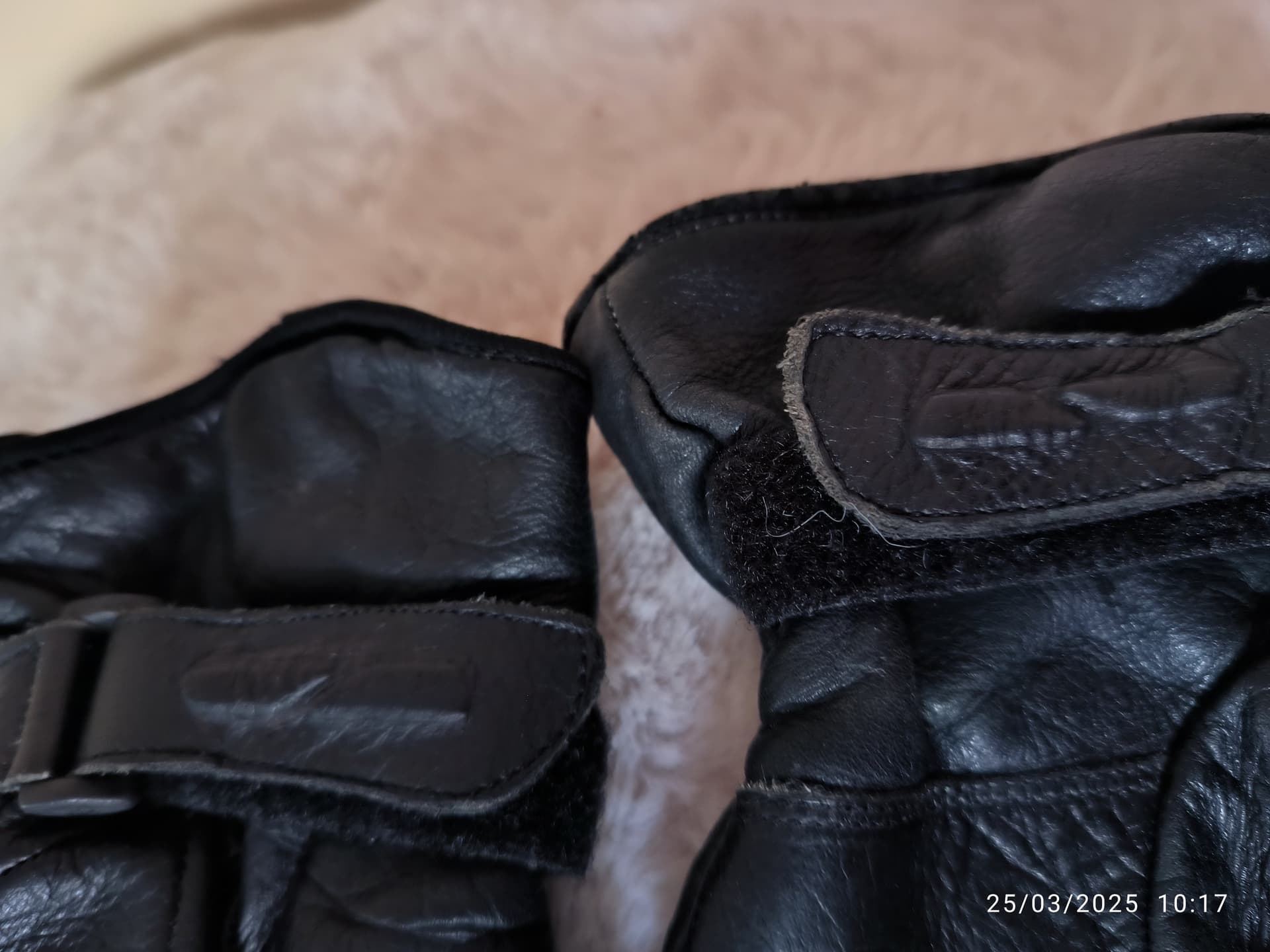 Gants moto cuir noir Macadam été T8 — photo 4/5