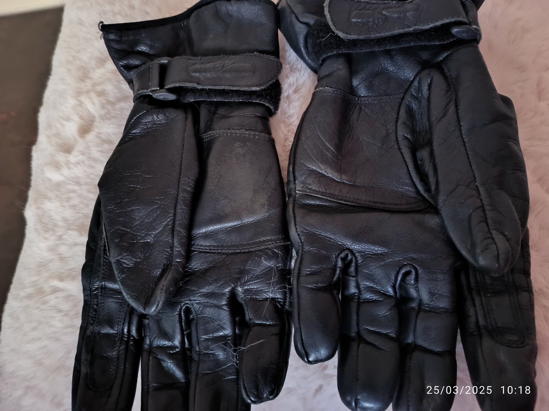 Gants moto cuir noir Macadam été T8 — photo 5/5