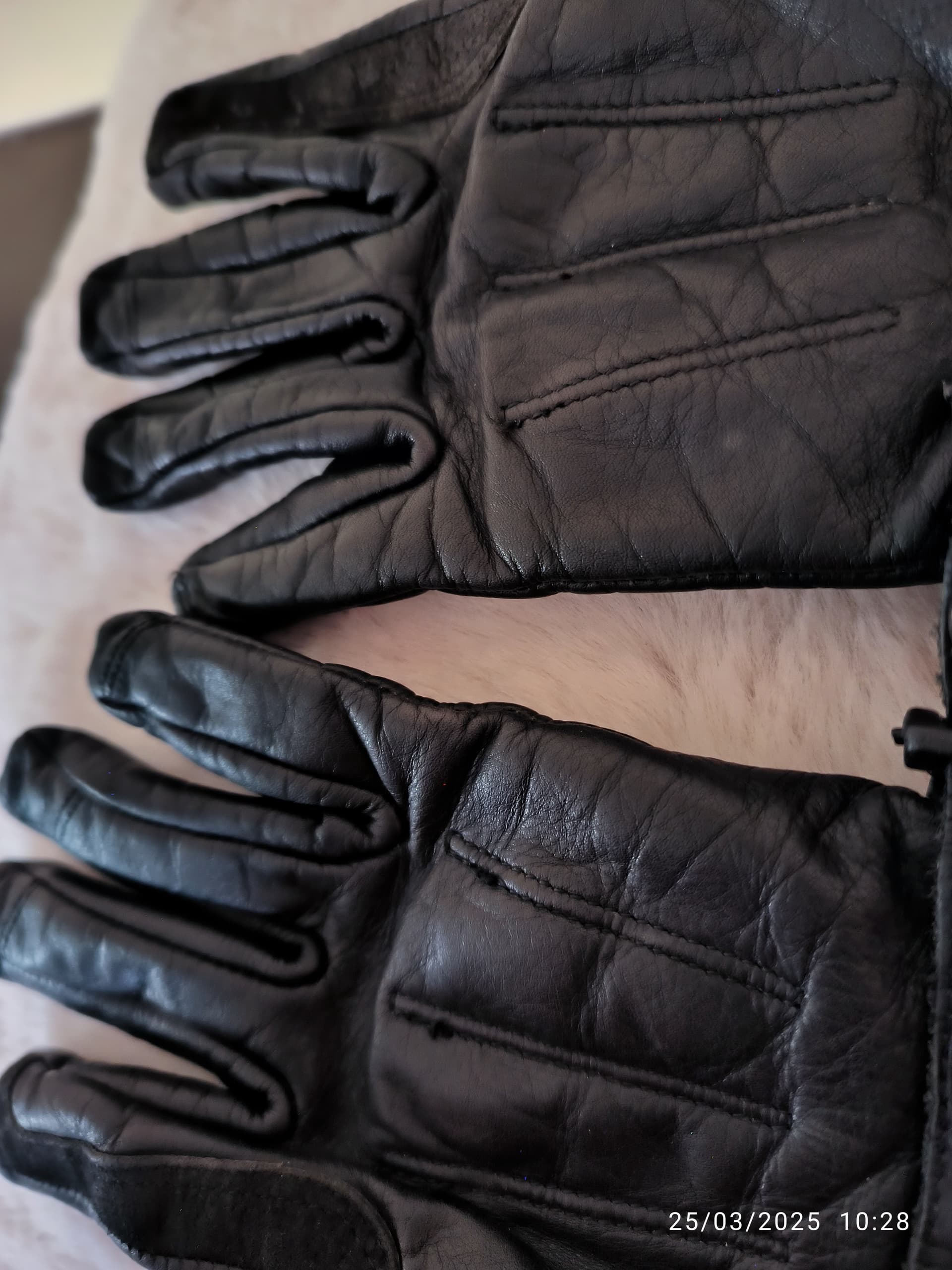 Gants moto  été femme cuir noir T6 Macadam — photo 3/5