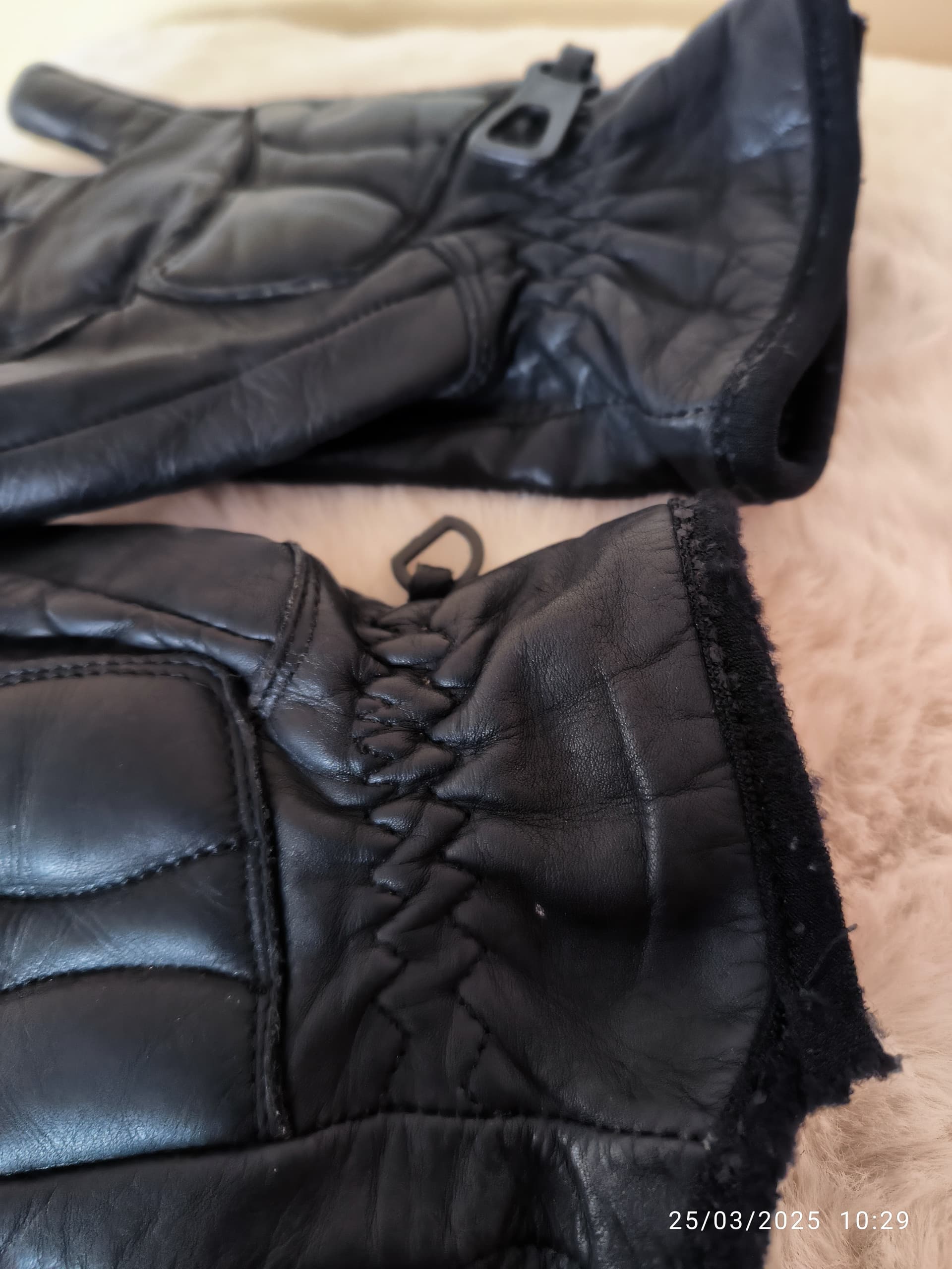 Gants moto  été femme cuir noir T6 Macadam — photo 5/5