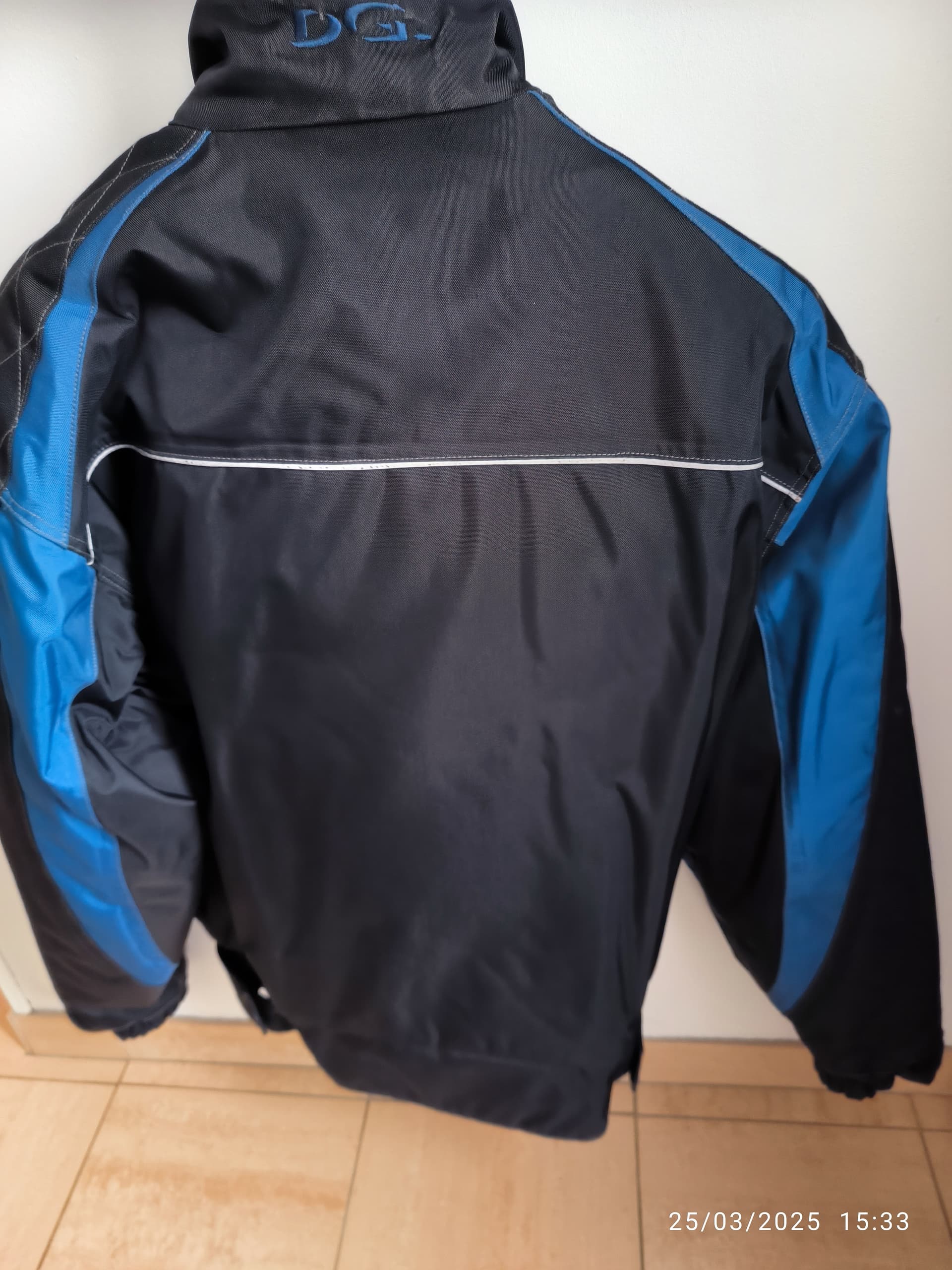 Blouson moto DG  XL noir et bleu — photo 3/5