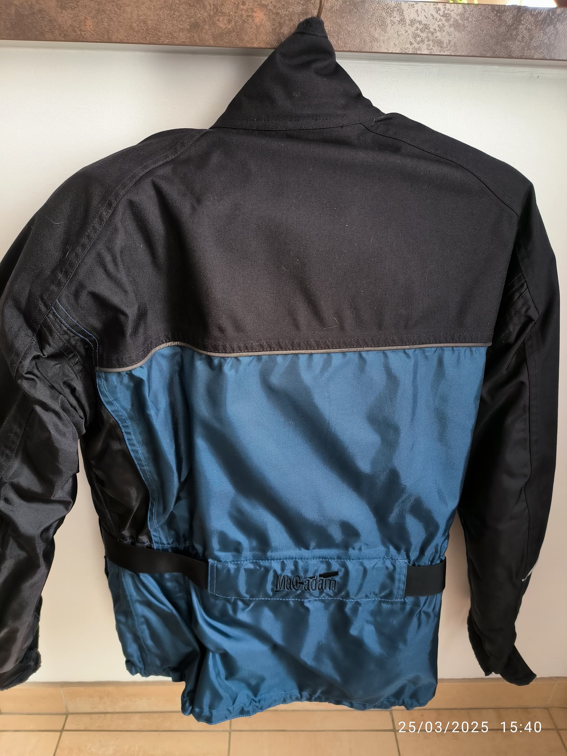 Veste moto Macadam noir et bleu T S — photo 2/5