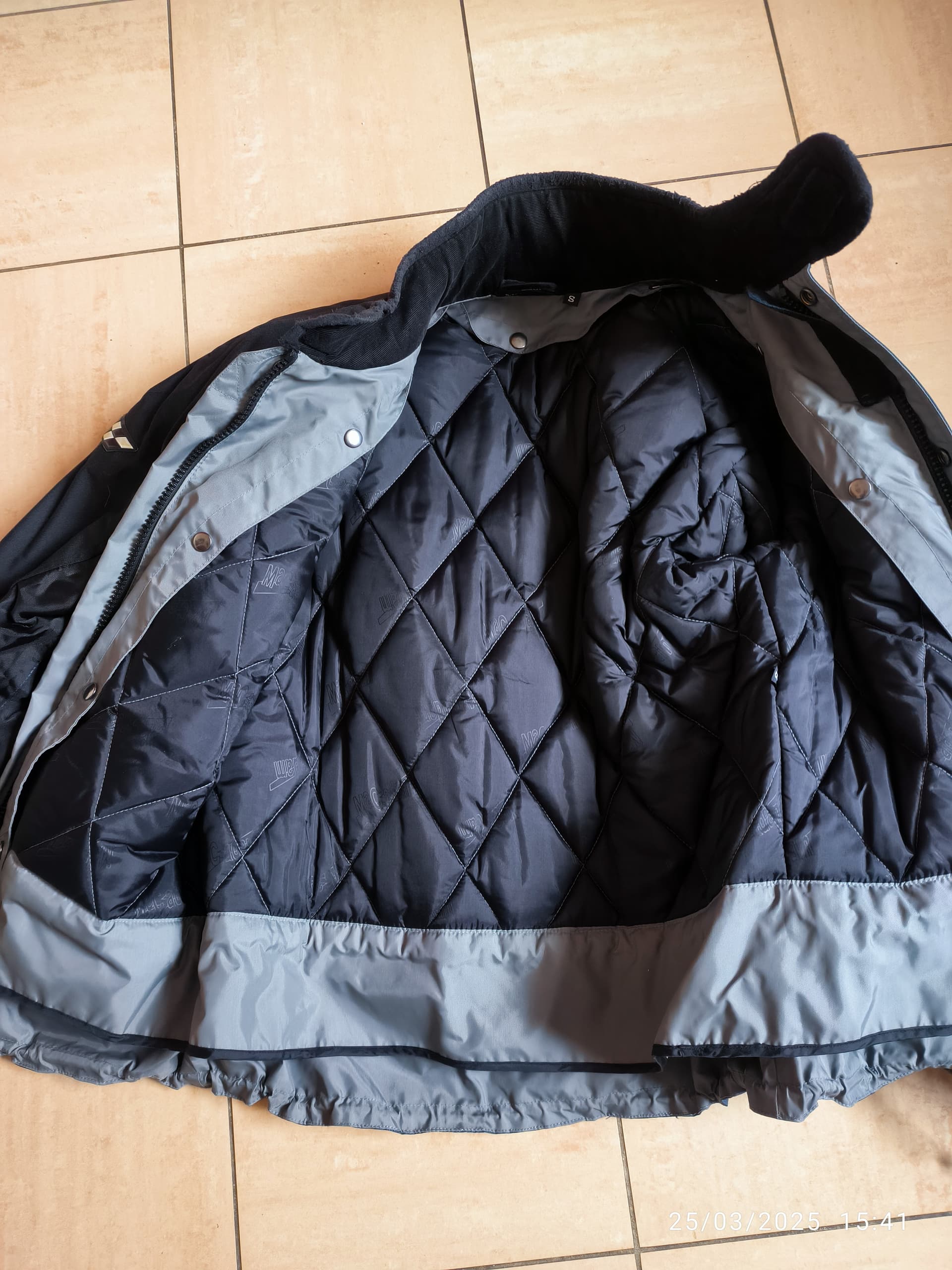 Veste moto Macadam noir et bleu T S — photo 3/5