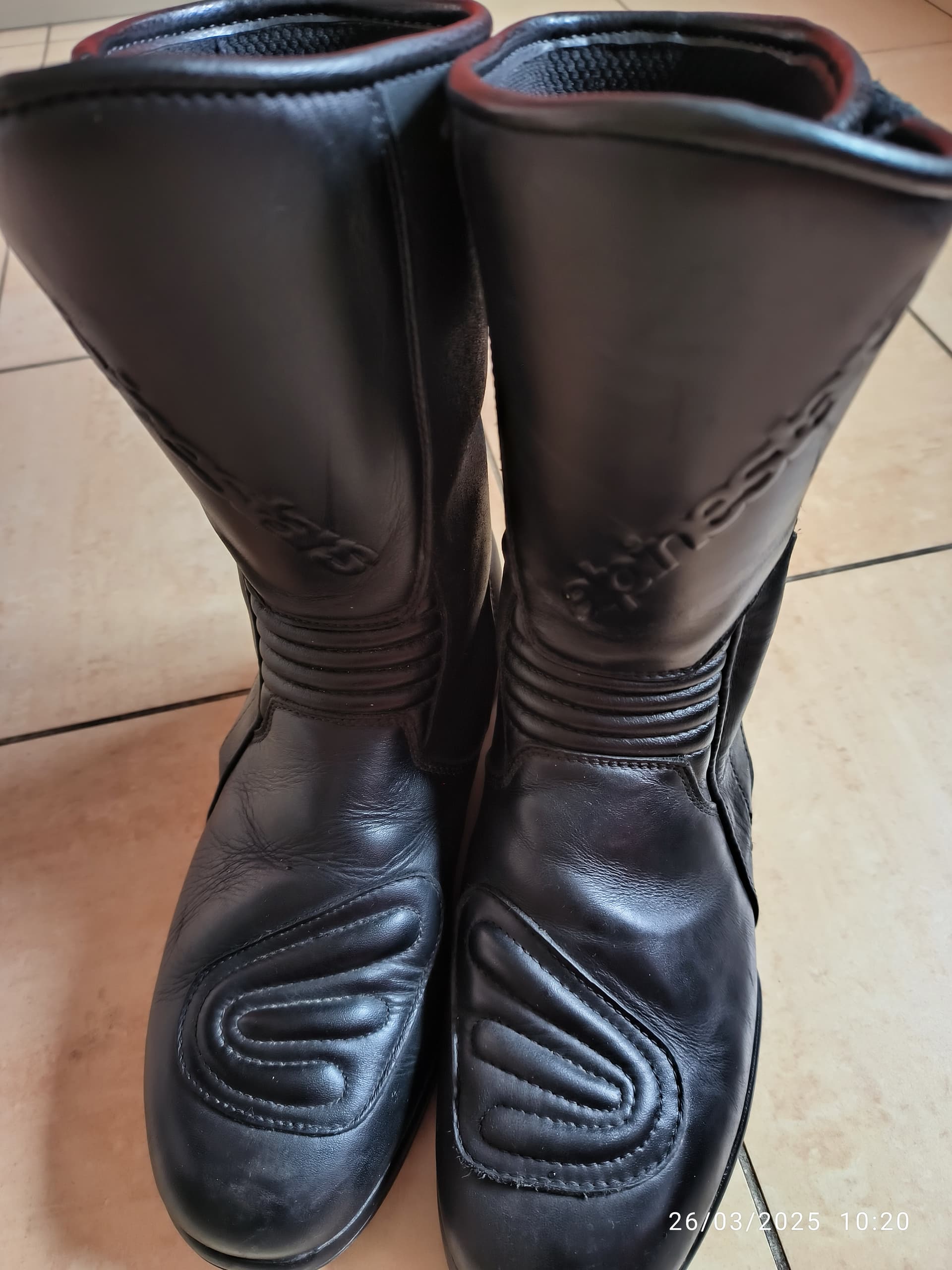 Botte homme cuir noir Alpinestar Gore-Tex P41