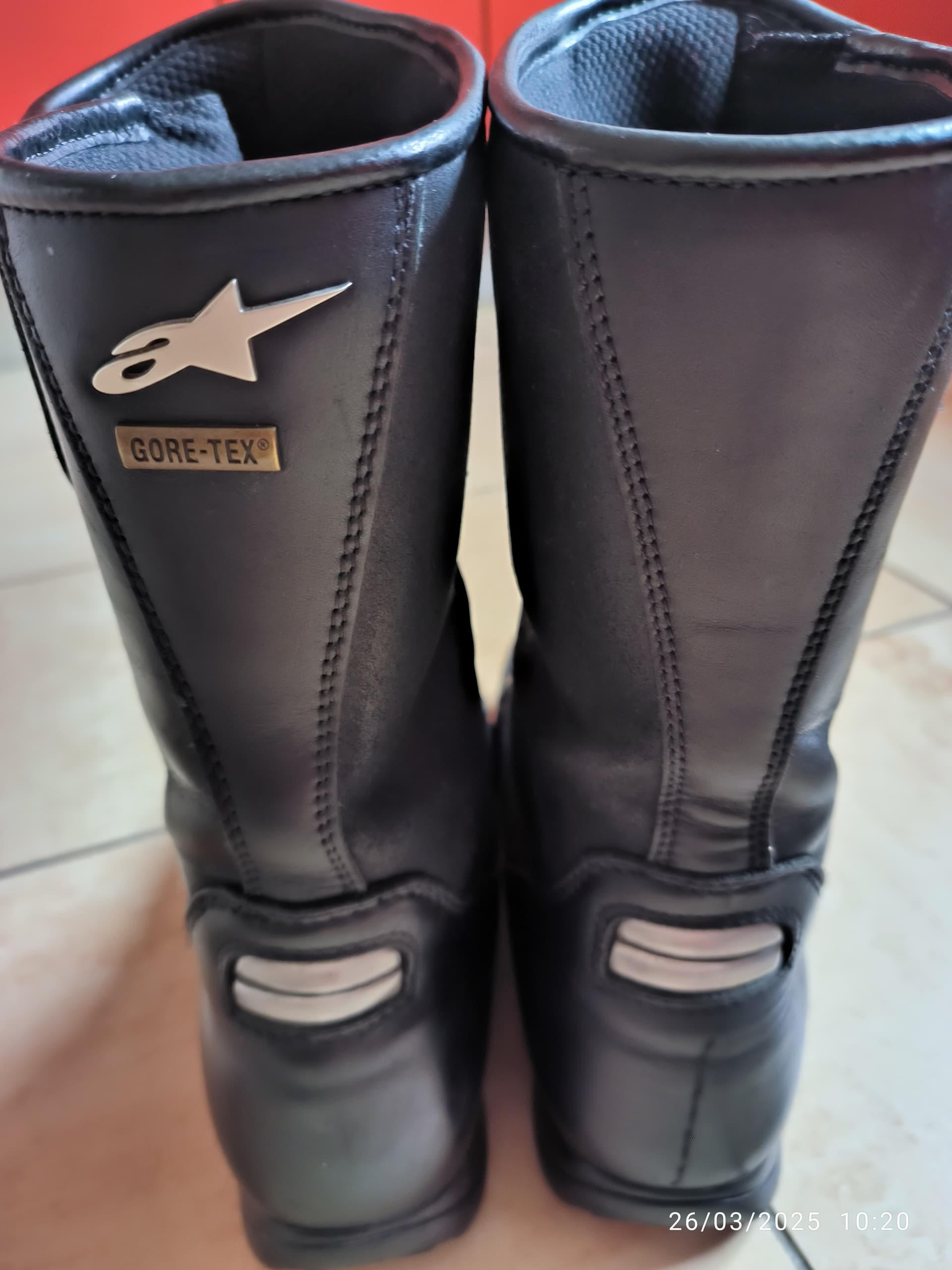 Botte homme cuir noir Alpinestar Gore-Tex P41 — photo 2/3