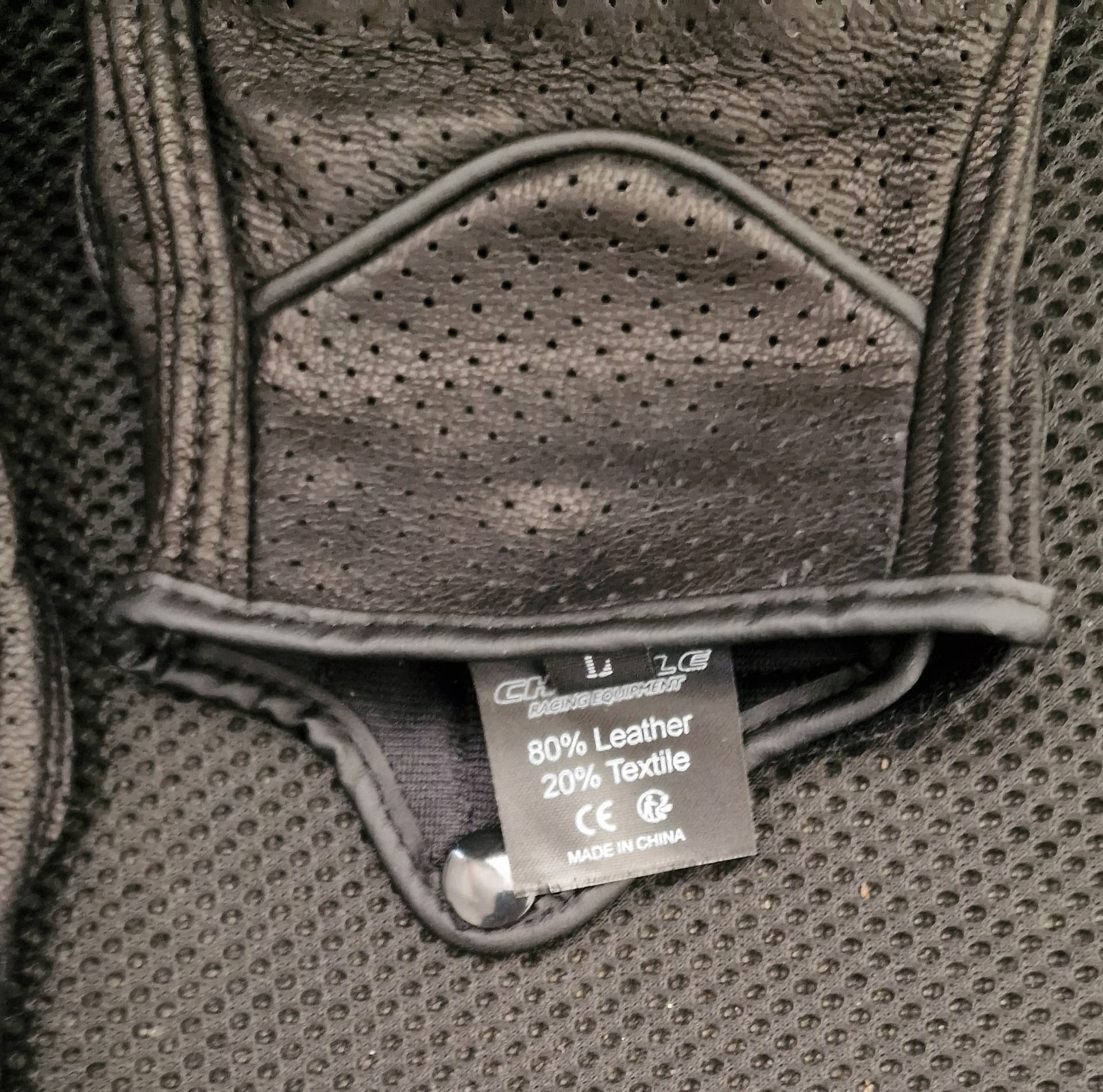 Gant moto simili cuir respiran tactile norme CE — photo 2/6