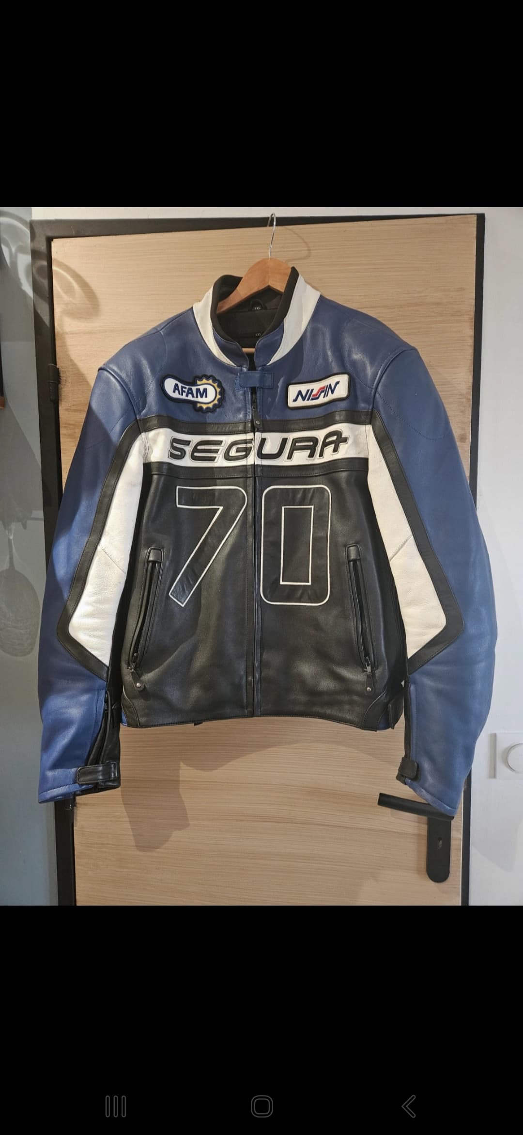 Veste de moto segura homme xxl cuire — photo 1/3