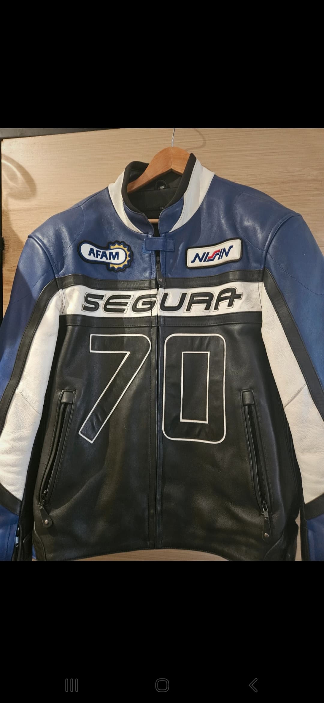 Veste de moto segura homme xxl cuire — photo 2/3