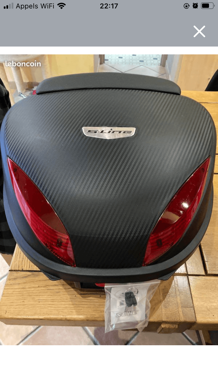 Top case s Line 35l neuf noir carbone