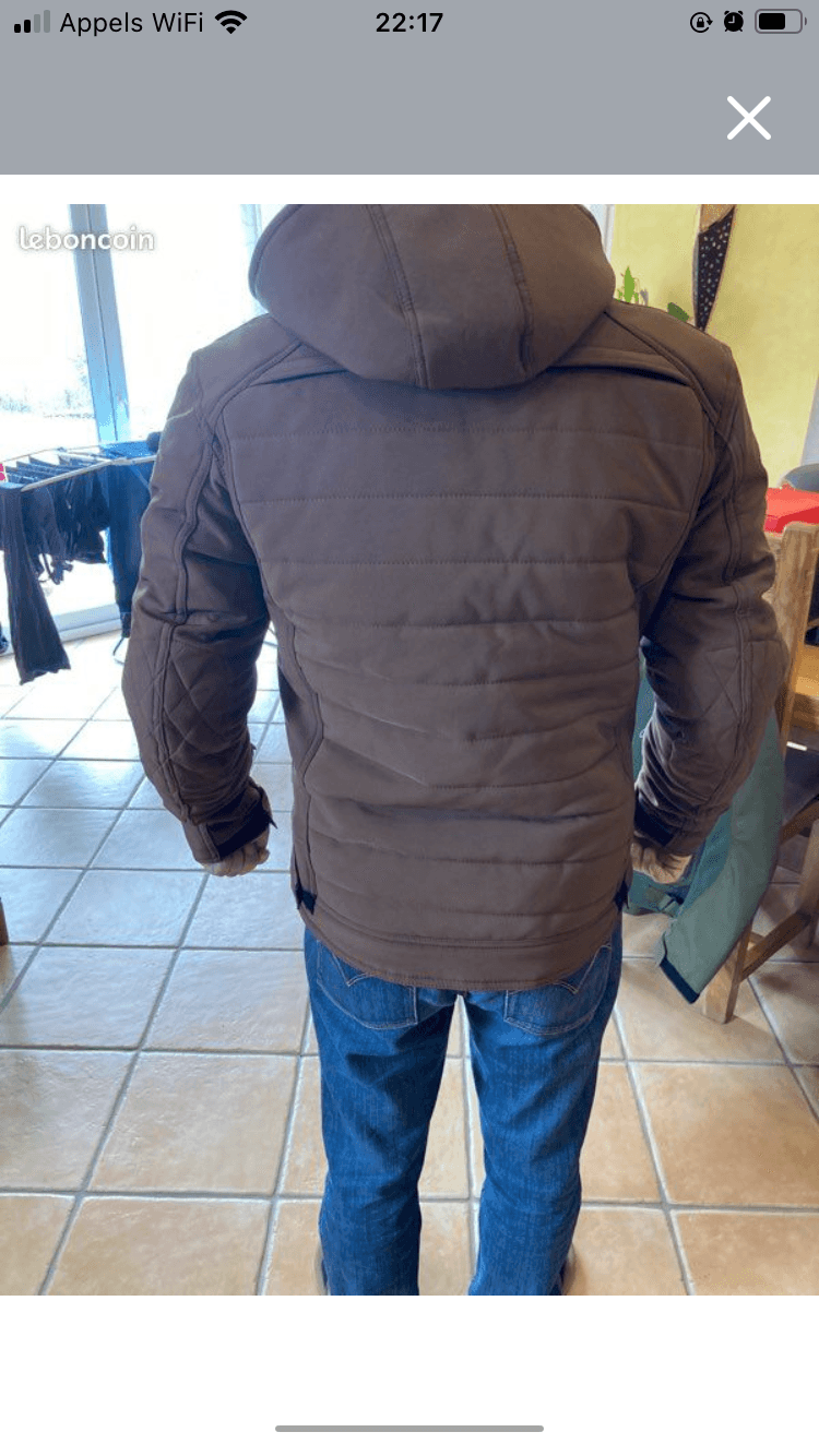 Blouson s Line taille s coque et homologué marron neuf — photo 2/2