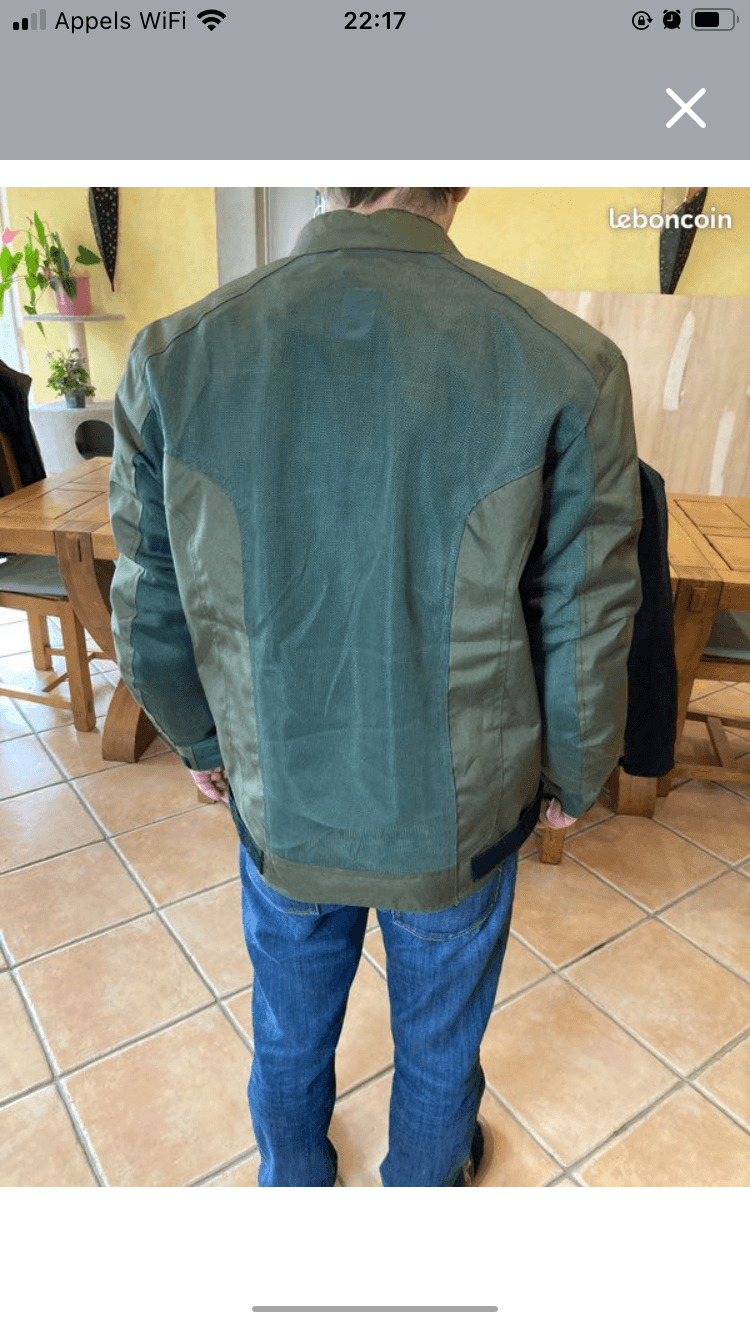 Blouson eight vert taille m neuf coque et homologué — photo 2/2