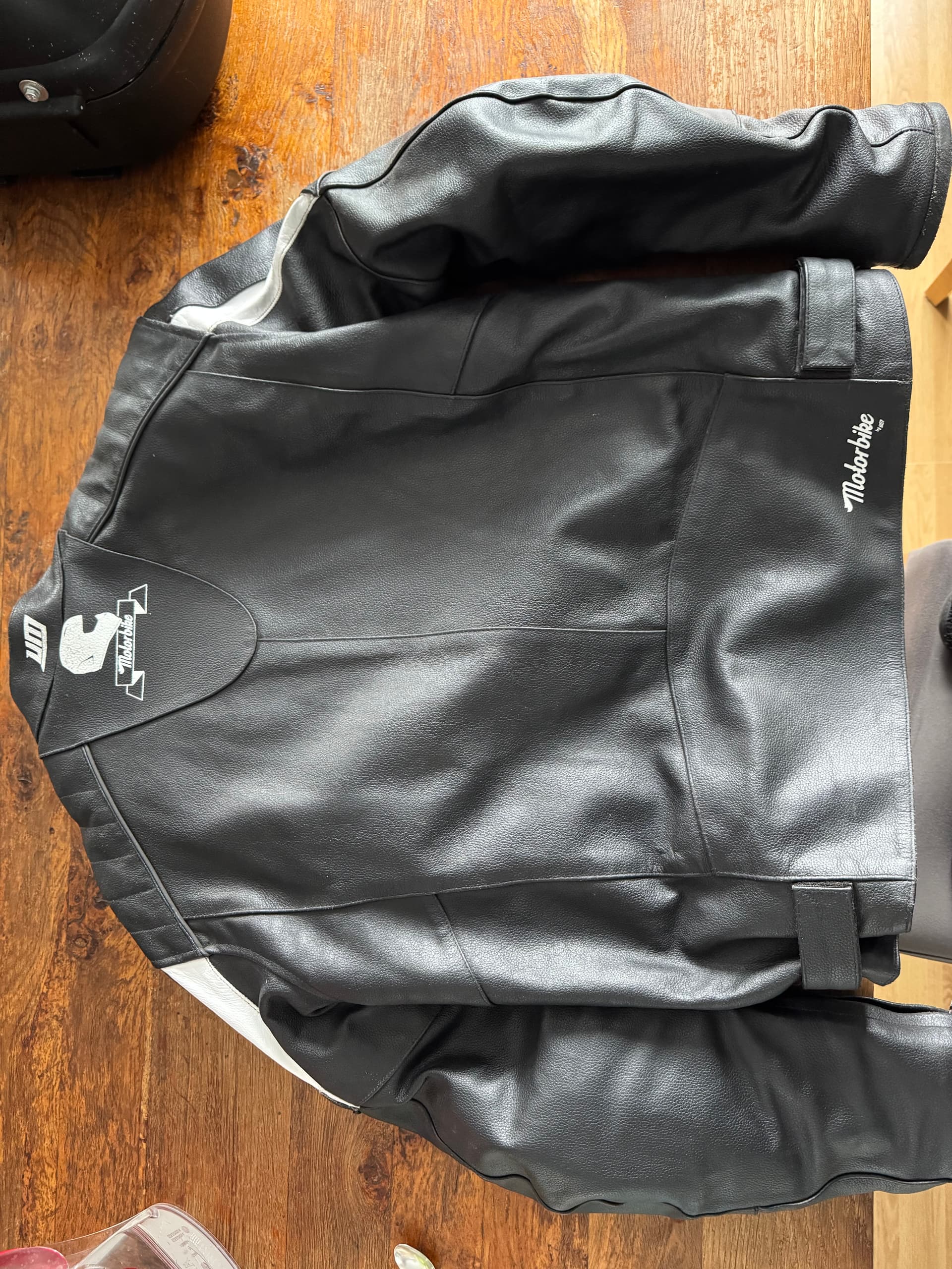 Blouson moto cuir vintage — photo 2/5