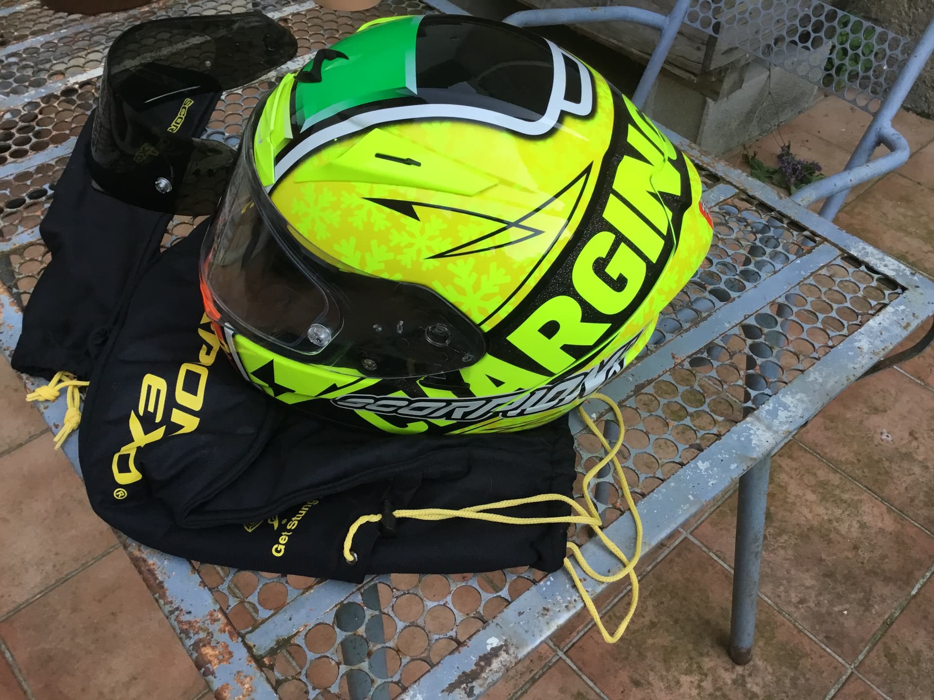 Casque scorpion piste — photo 1/5