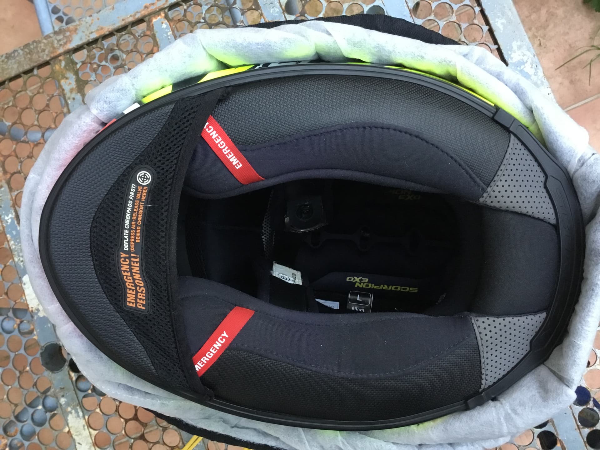 Casque scorpion piste — photo 5/5