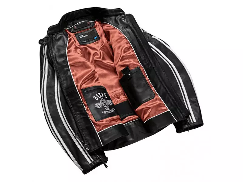 Blouson cuir BMW Twinstripes XL — photo 3/3