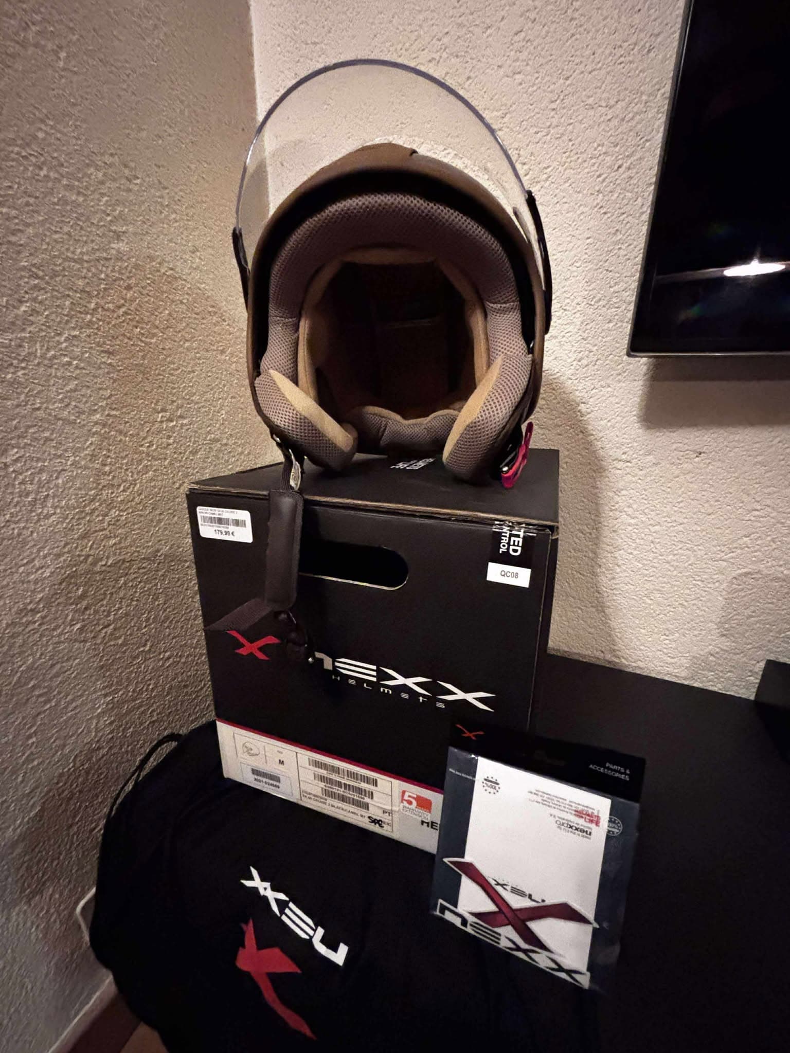 Casque jet Nexx SX.60 Cruise 2 Black Camel Taille M