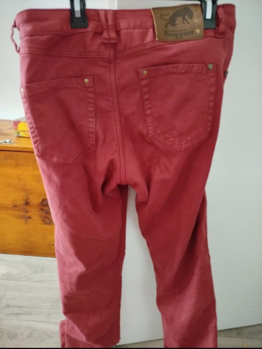 Pantalon de moto femme furygan grenat