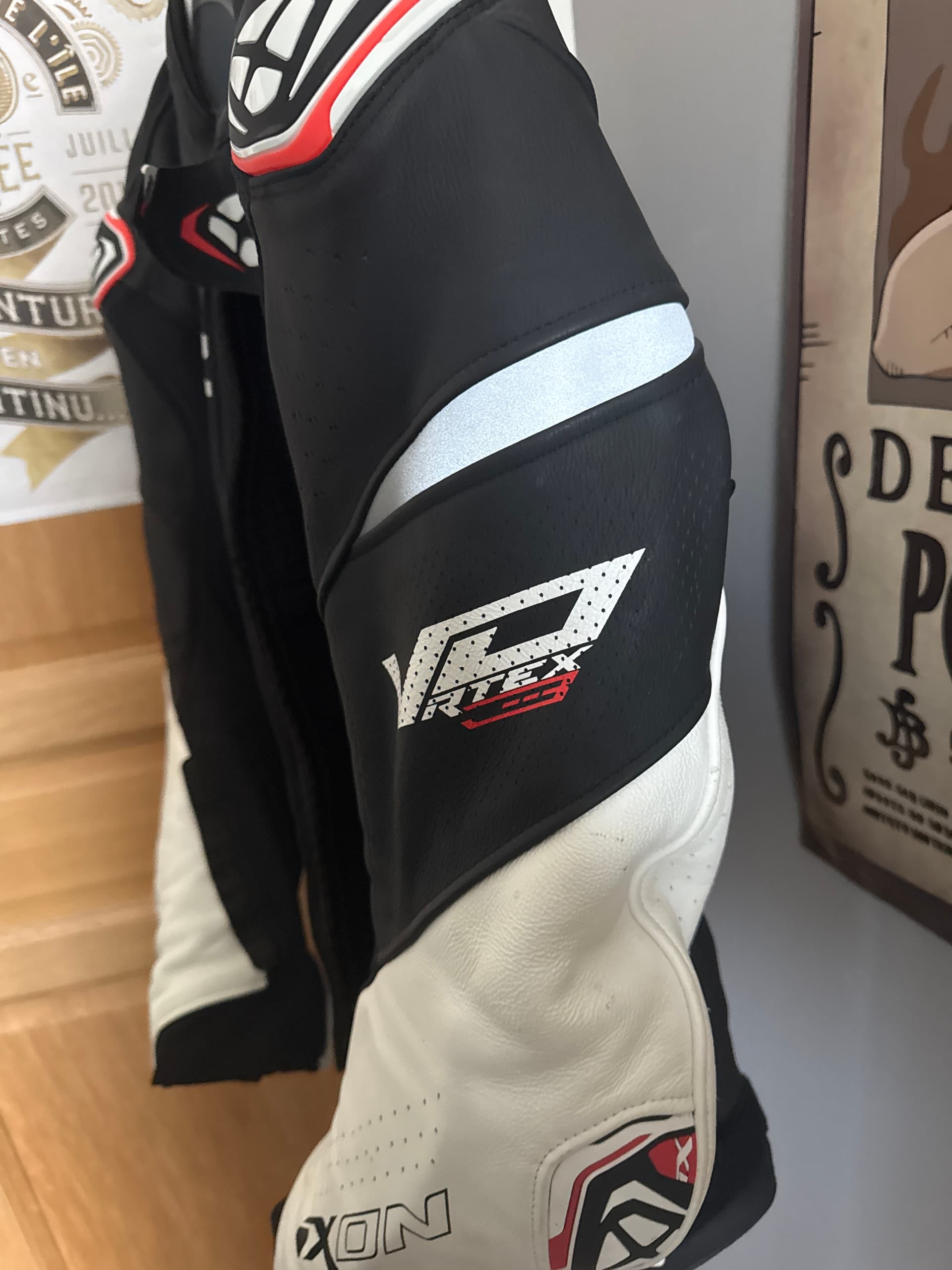 Blouson moto cuir ixon vortex 3 — photo 3/3