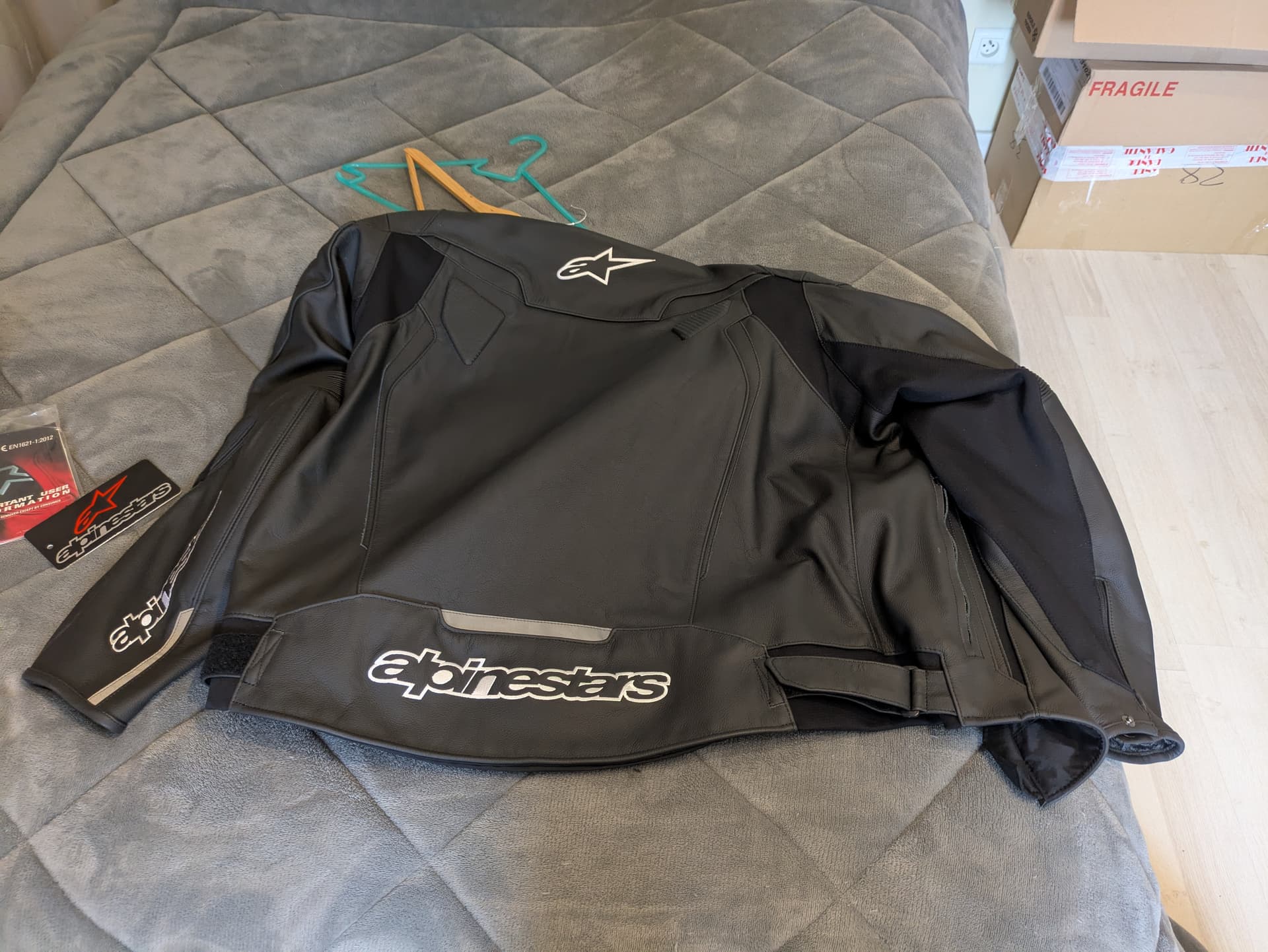 Blouson moto homme cuir Alpi