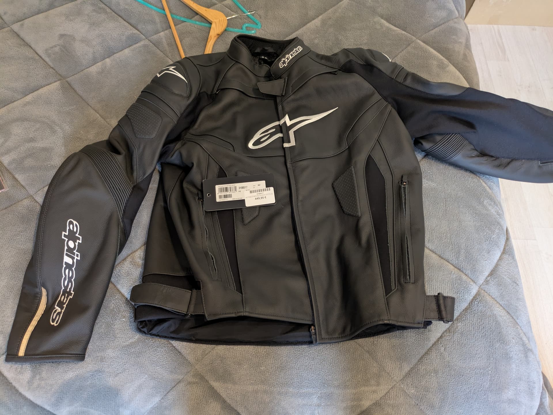 Blouson moto homme cuir Alpi — photo 2/4