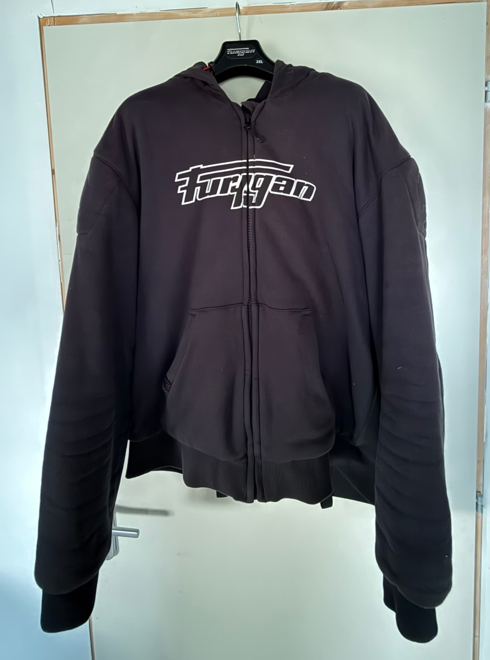 Blouson sweat a capuche Furygan Luxio Evo Blue — photo 2/4