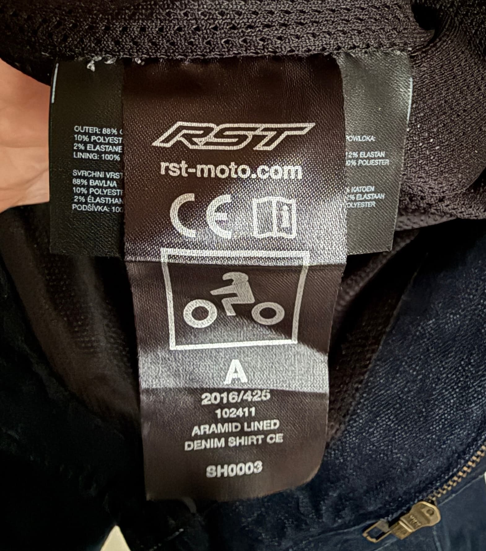 Blouson Veste en jeans Moto RST Kevlar — photo 3/3