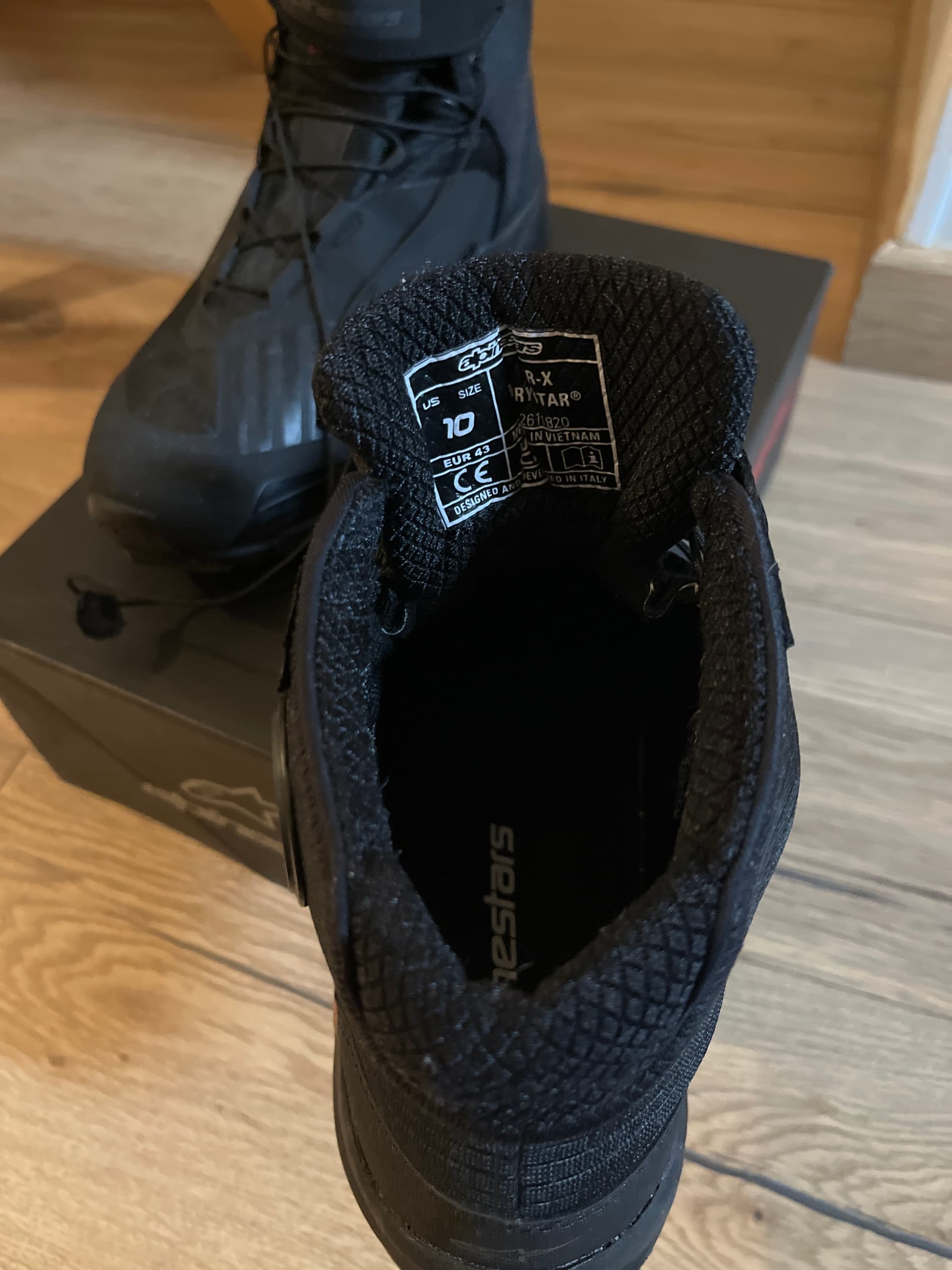 Chaussures Alpinestars CR-X DS black taille UK 10 / EU 43 — photo 2/2
