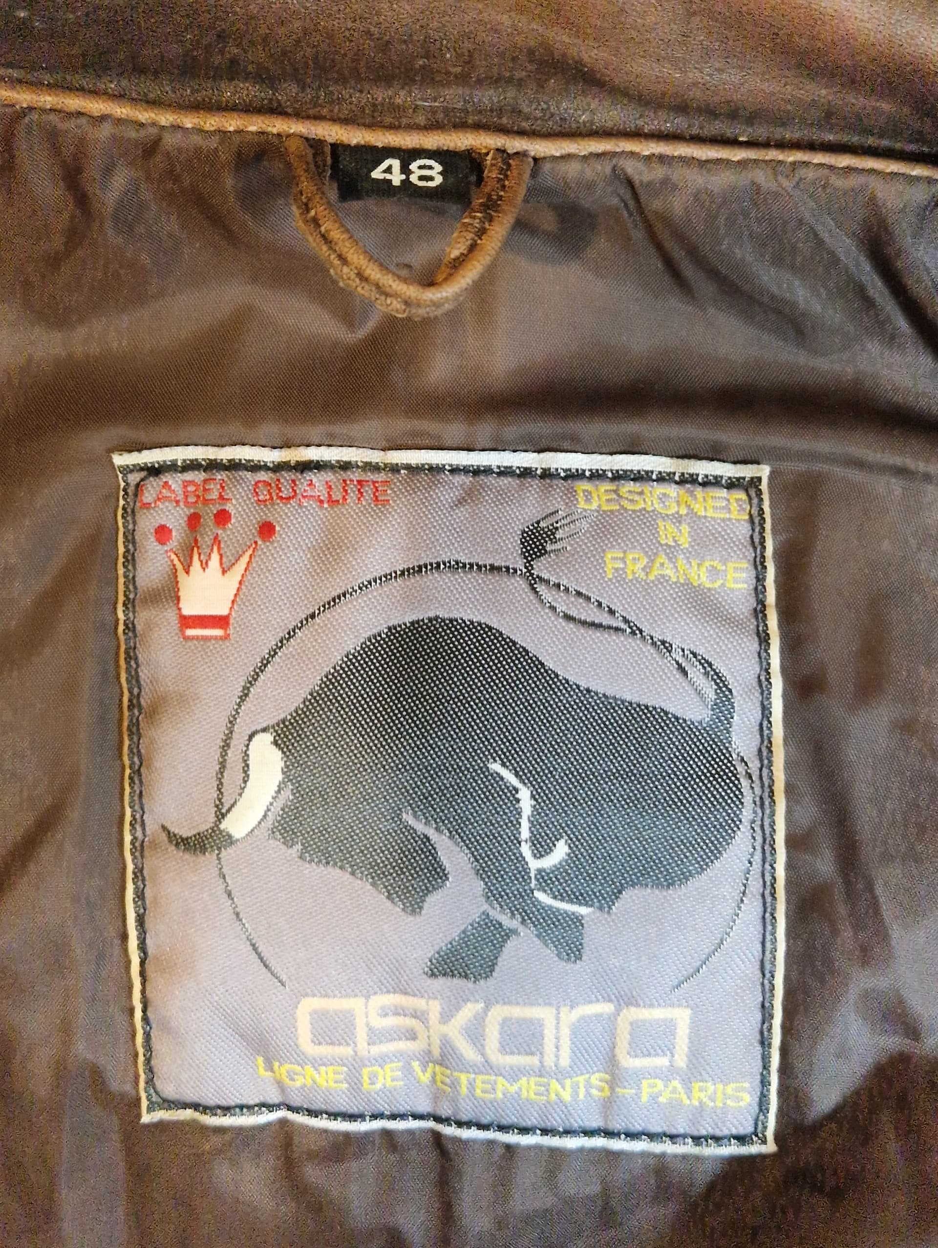 Veste de Moto Askara en cuir — photo 4/4