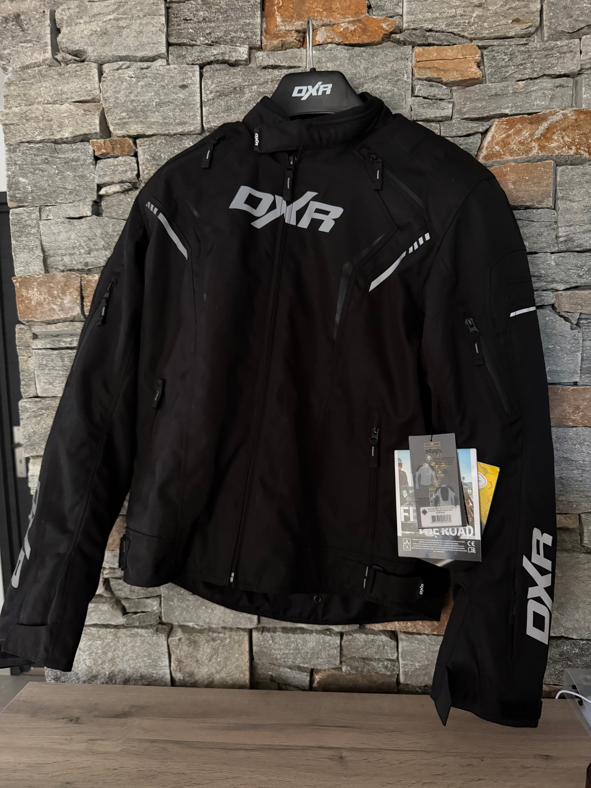 Veste moto DXR SPARKER CE – Noire – Taille 2XL
