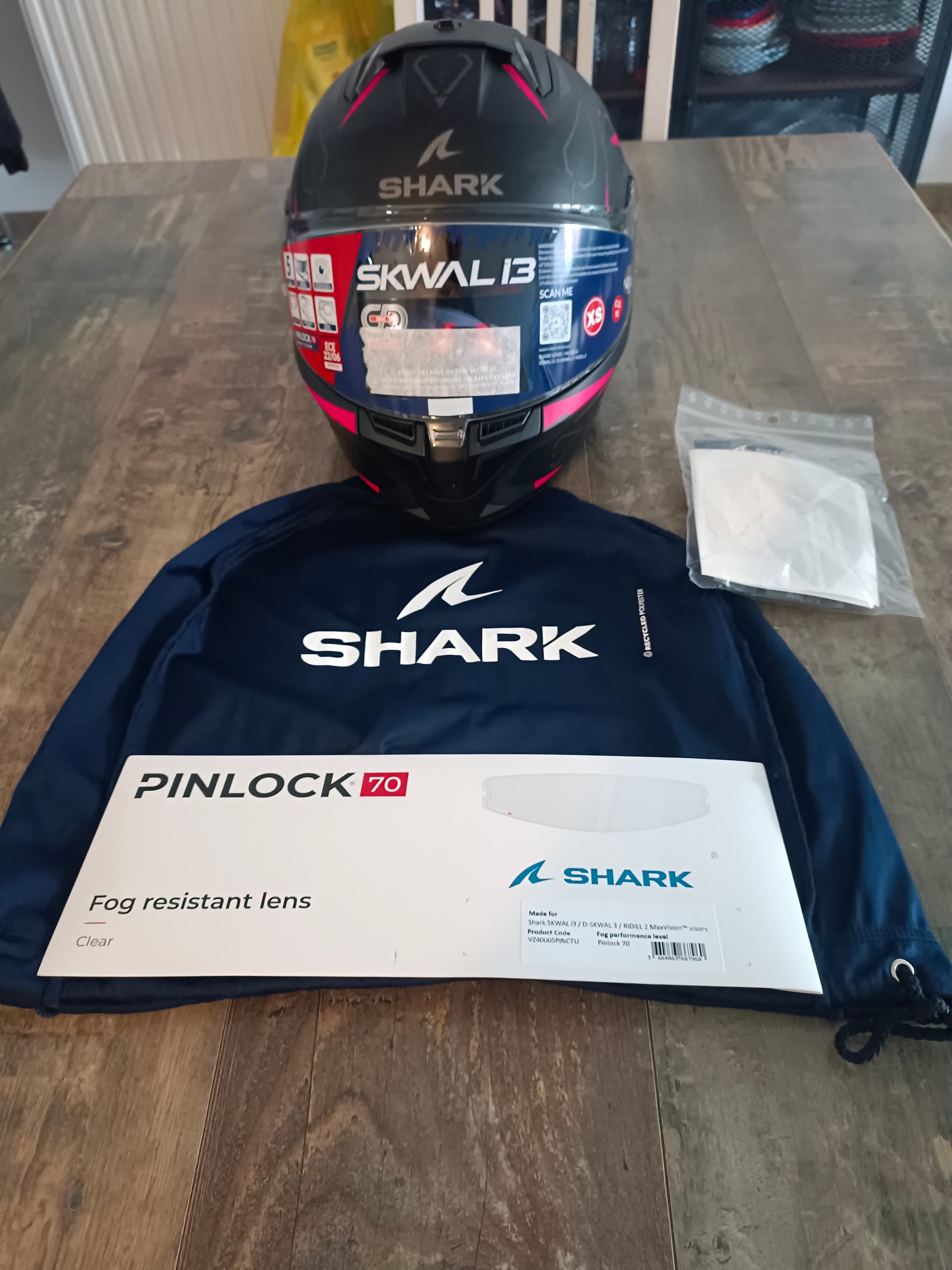 Casque shark skwal I3 XS.