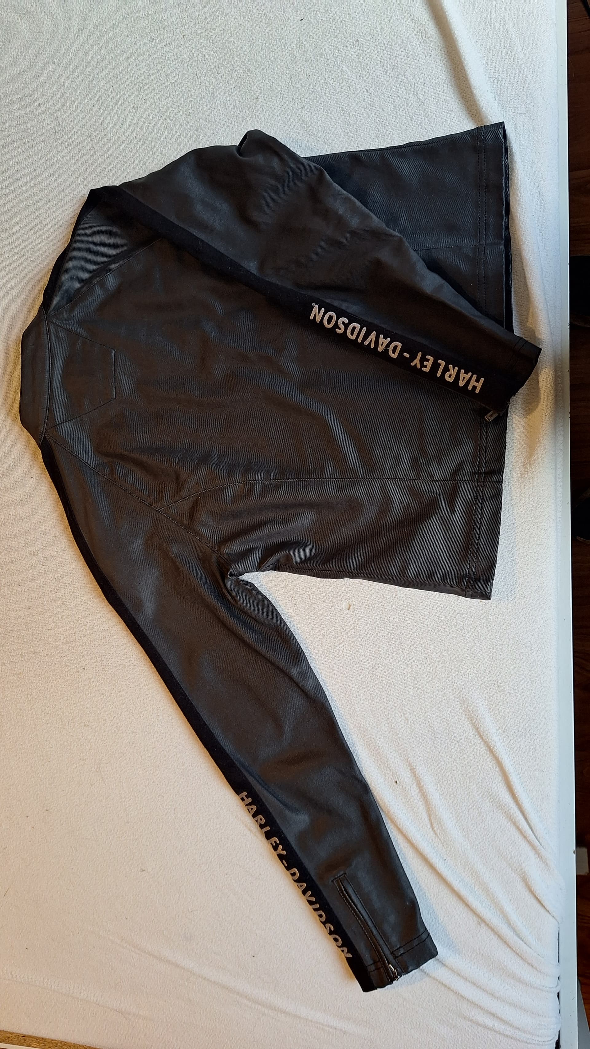 Veste Légère Harley-Davidson – 100% Coton – Style Track Jacket — photo 3/4
