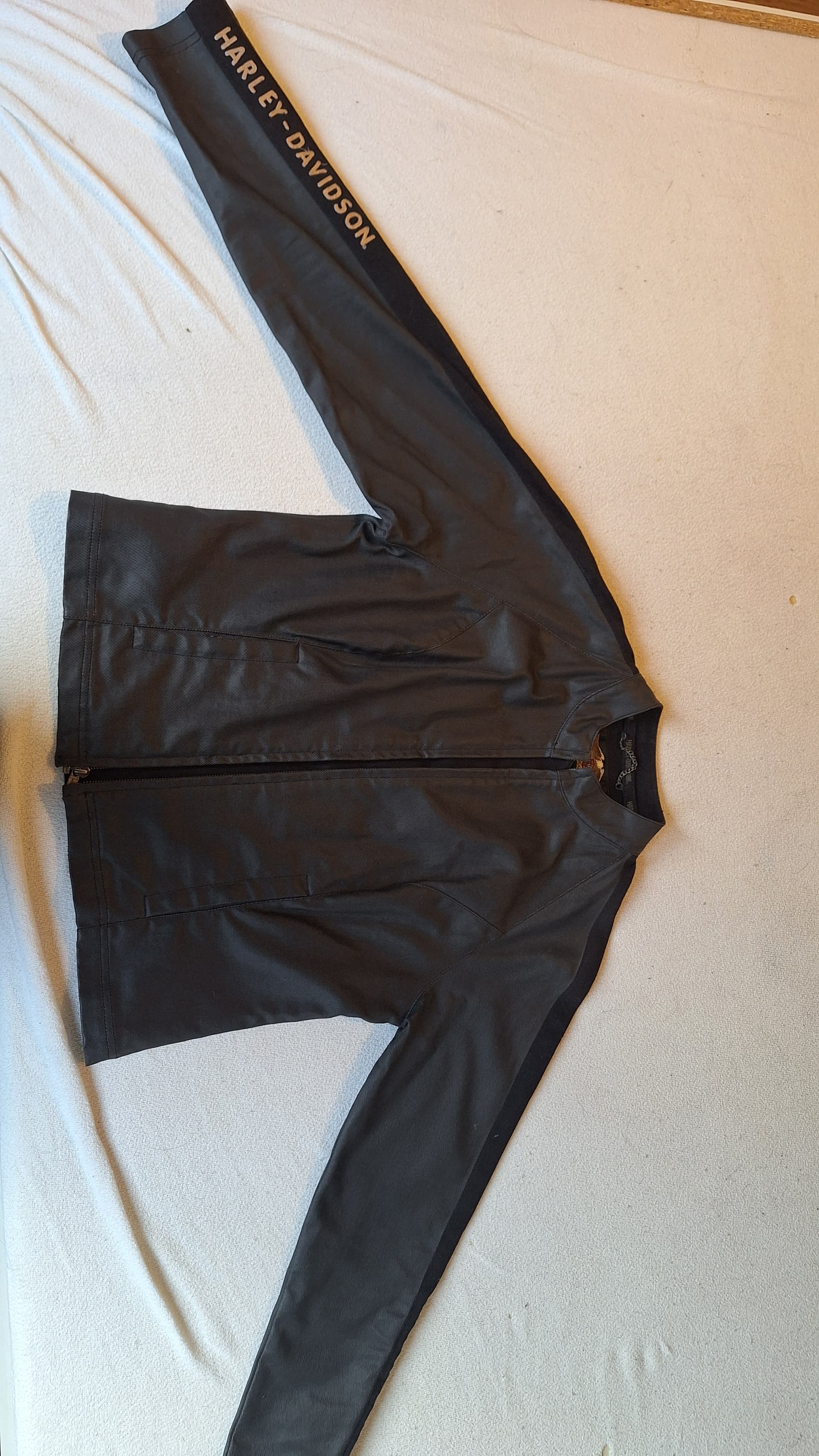 Veste Légère Harley-Davidson – 100% Coton – Style Track Jacket — photo 4/4