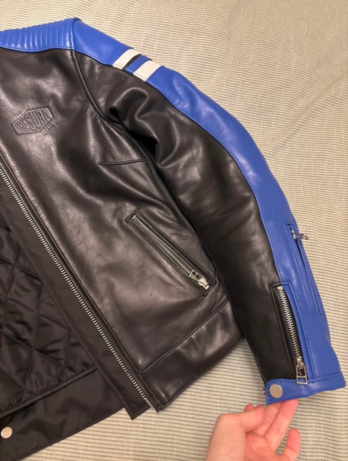 Veste cuir de veau femme XS — photo 4/5