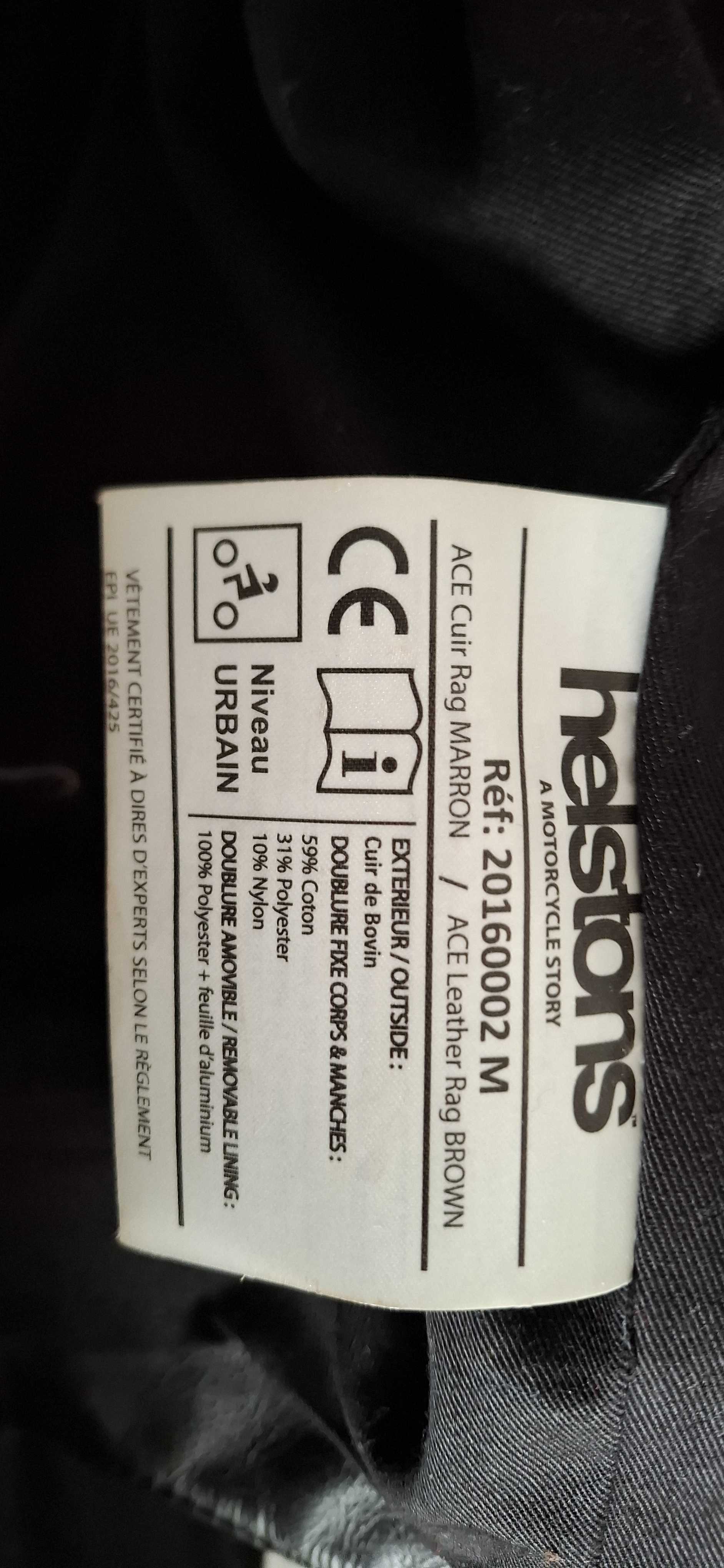 Veste Helstons L Cuir véritable — photo 6/6